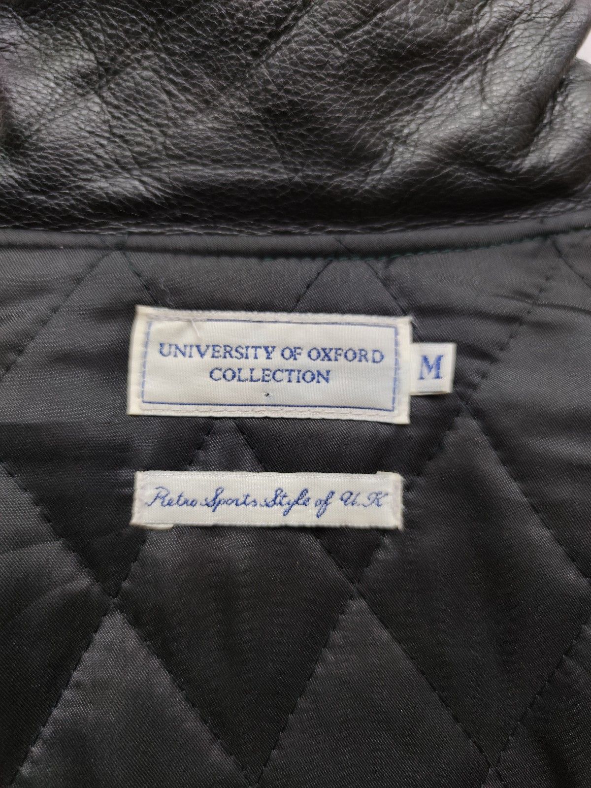 Vintage BEST!! OXFORD University Leather Arm Varsity Jacket Size US M / EU 48-50 / 2 - 14 Thumbnail