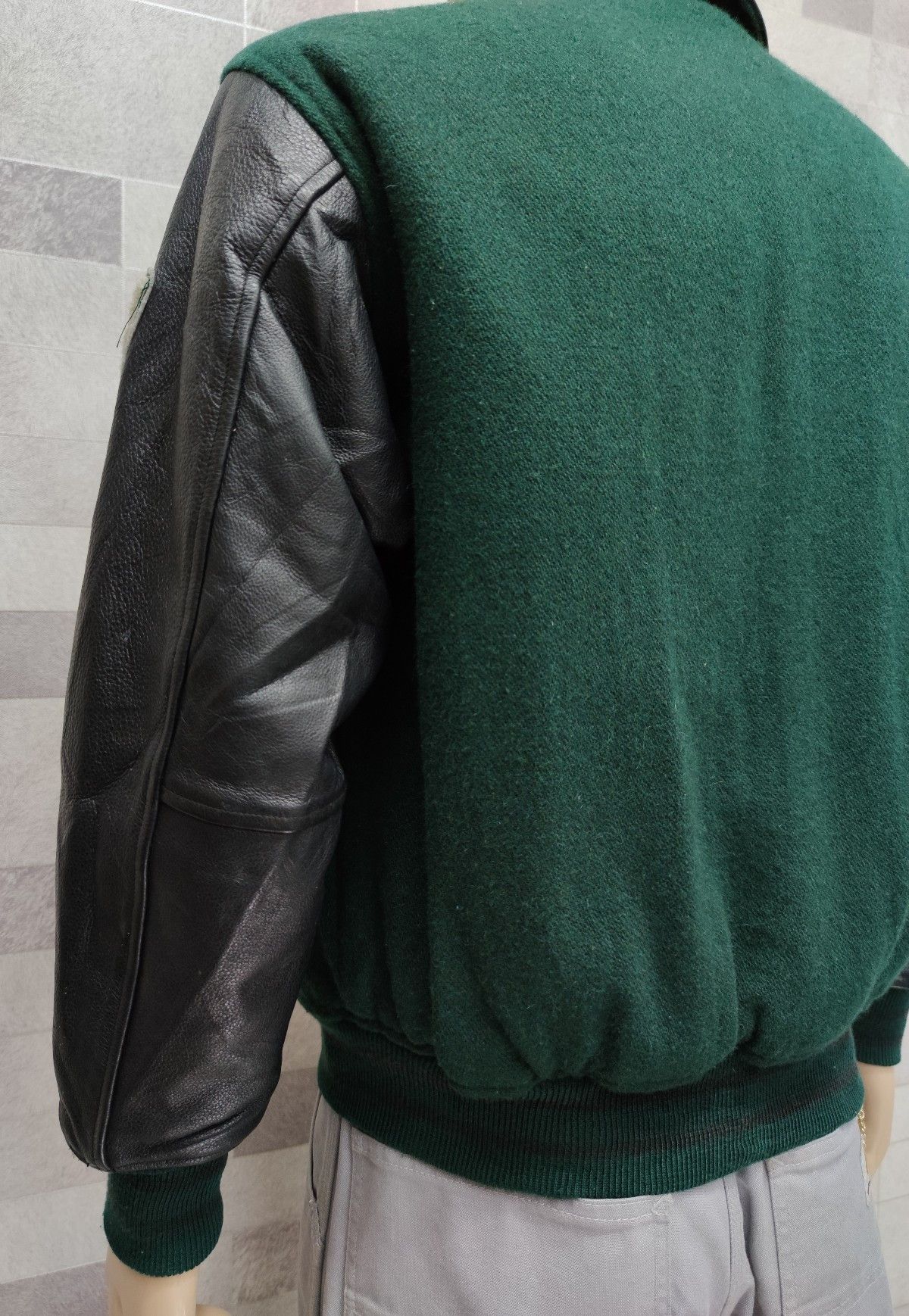 Vintage BEST!! OXFORD University Leather Arm Varsity Jacket Size US M / EU 48-50 / 2 - 10 Thumbnail