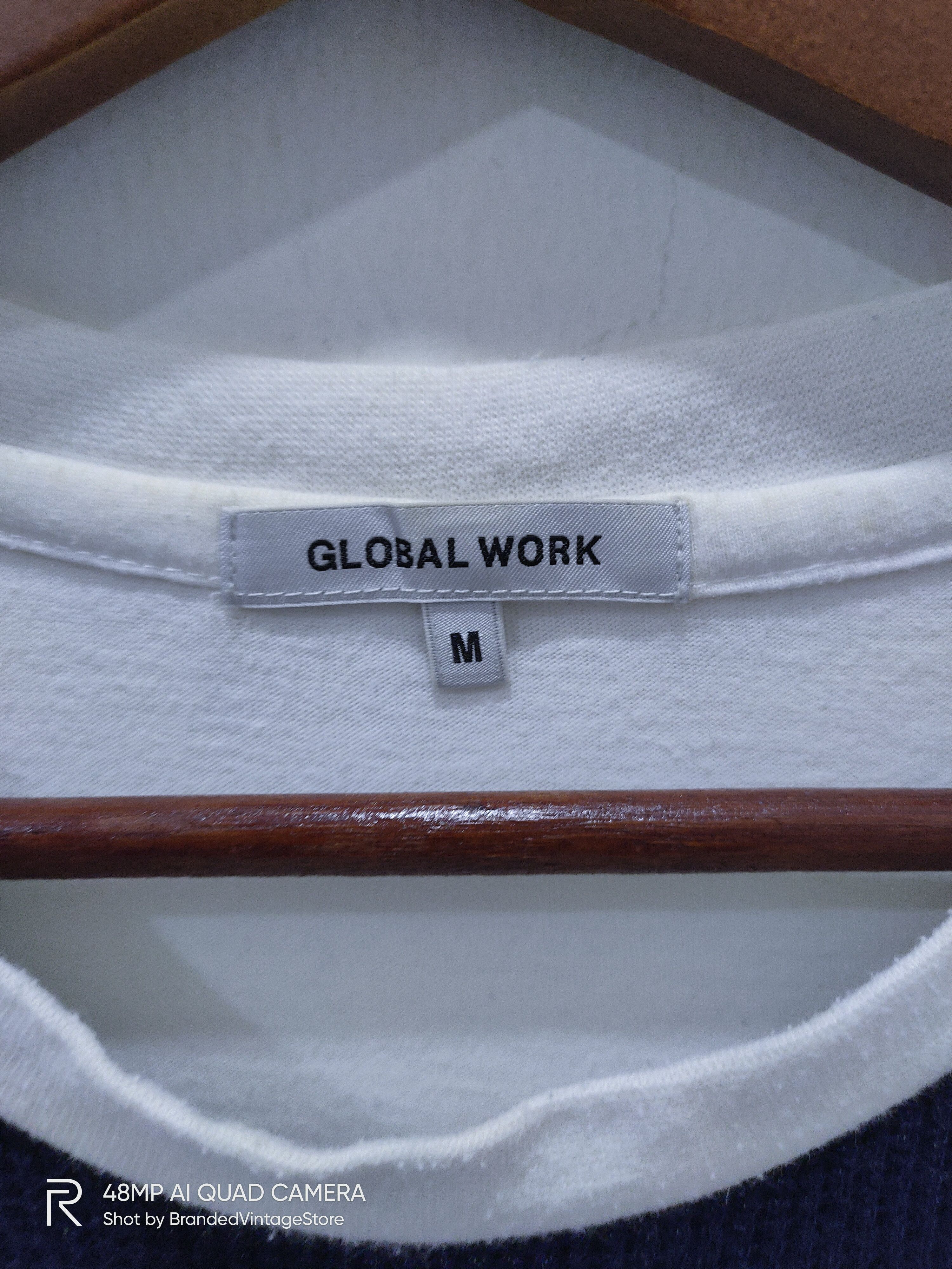 Global Work × Japanese Brand GLOBAL WORK Patchwork like Visvim Streetwear Art Tshirt Size US M / EU 48-50 / 2 - 11 Thumbnail