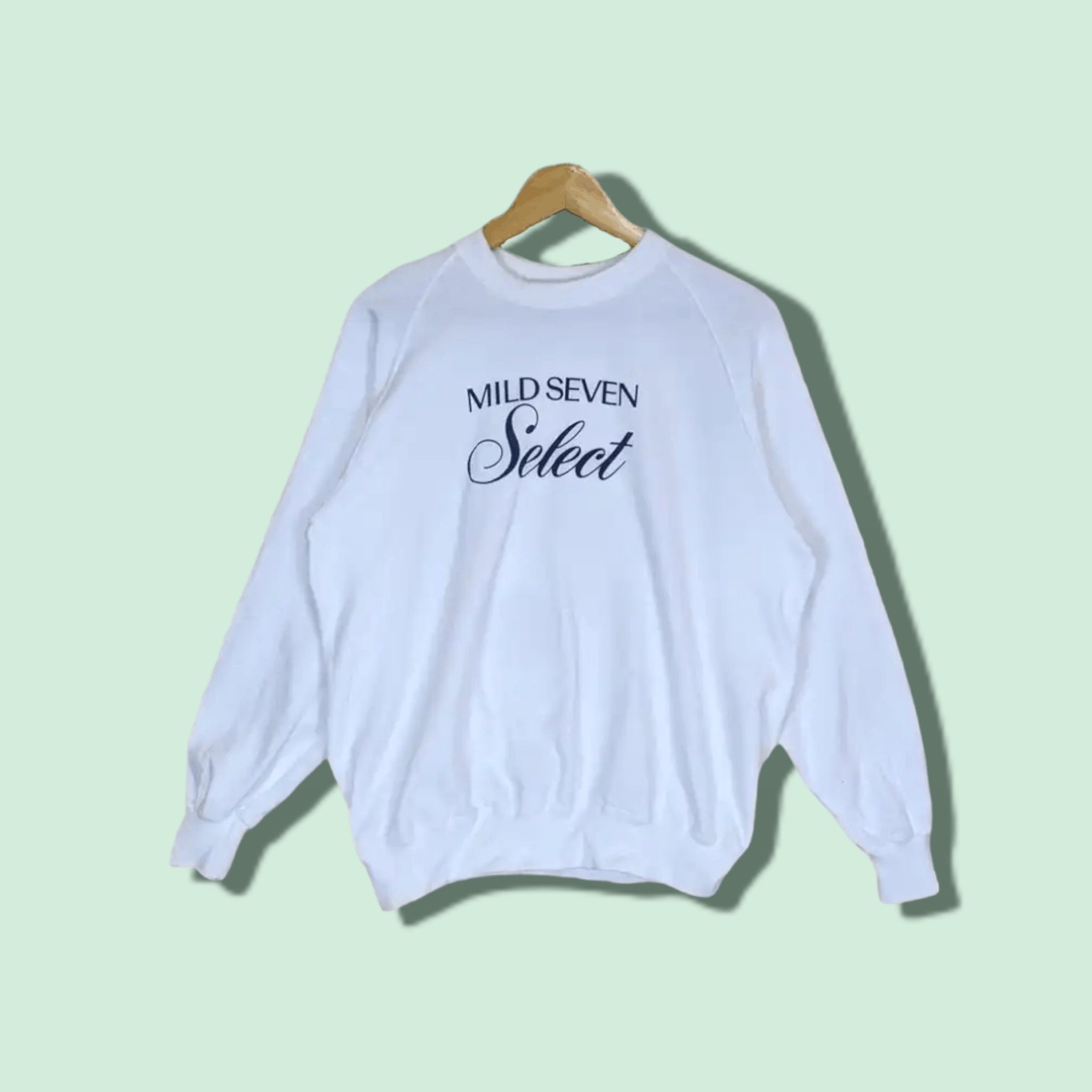 Japanese Brand Vintage 90's MILD SEVEN Select Cigarette Jumper Sweatshirt Size US L / EU 52-54 / 3 - 1 Thumbnail