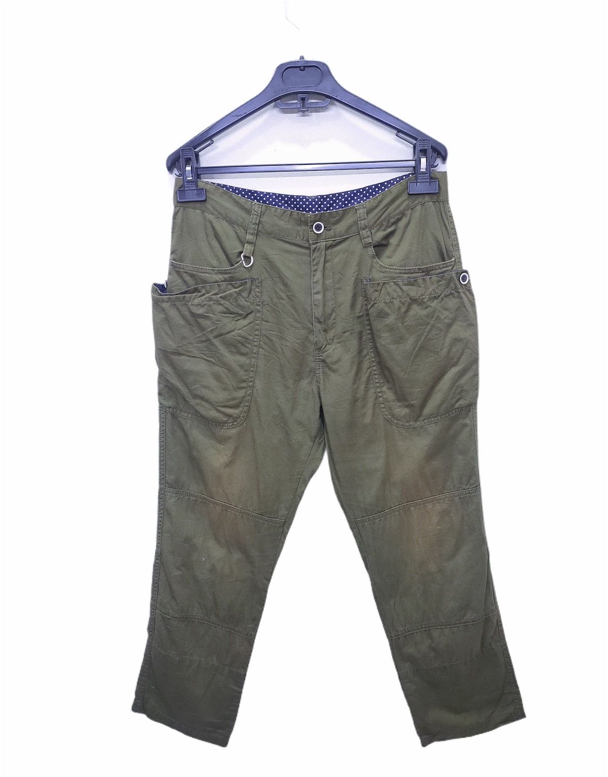 Japanese Brand × Seditionaries × Takeo Kikuchi TKMIXPICE Double Layer Pocket Punk Style Fashion Cargo Pant Size US 30 / EU 46 - 1 Thumbnail