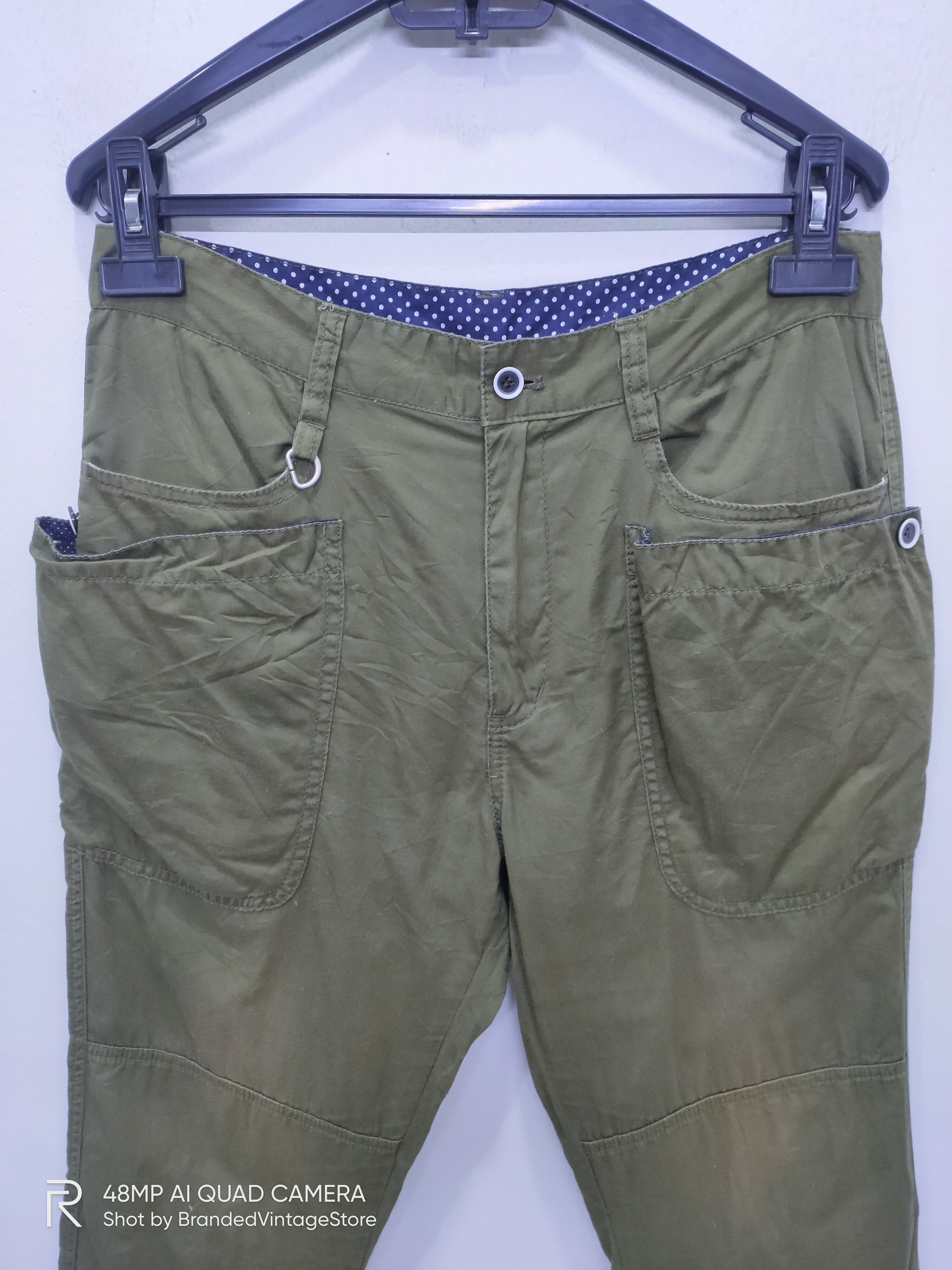 Japanese Brand × Seditionaries × Takeo Kikuchi TKMIXPICE Double Layer Pocket Punk Style Fashion Cargo Pant Size US 30 / EU 46 - 4 Thumbnail