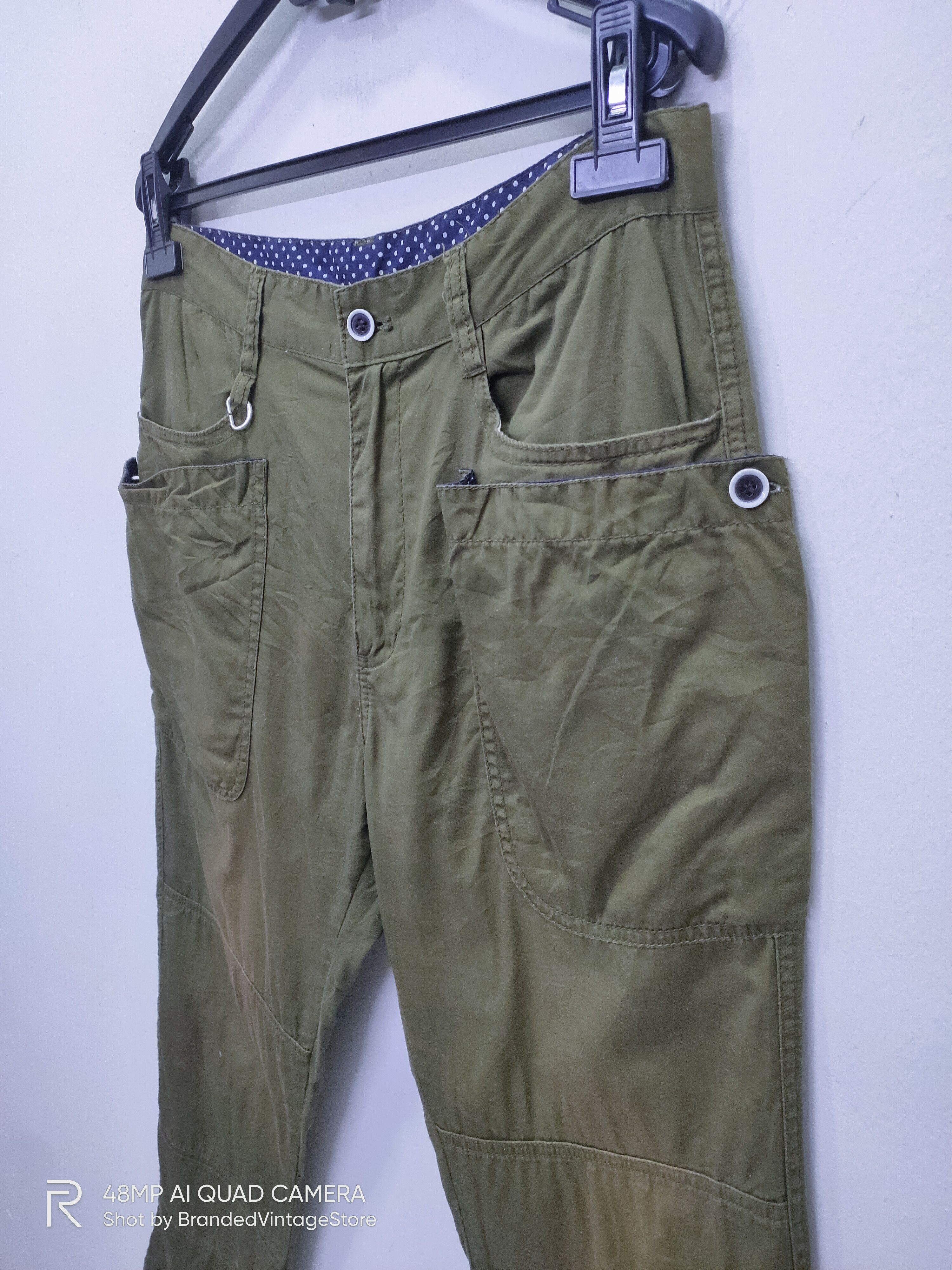 Japanese Brand × Seditionaries × Takeo Kikuchi TKMIXPICE Double Layer Pocket Punk Style Fashion Cargo Pant Size US 30 / EU 46 - 8 Thumbnail