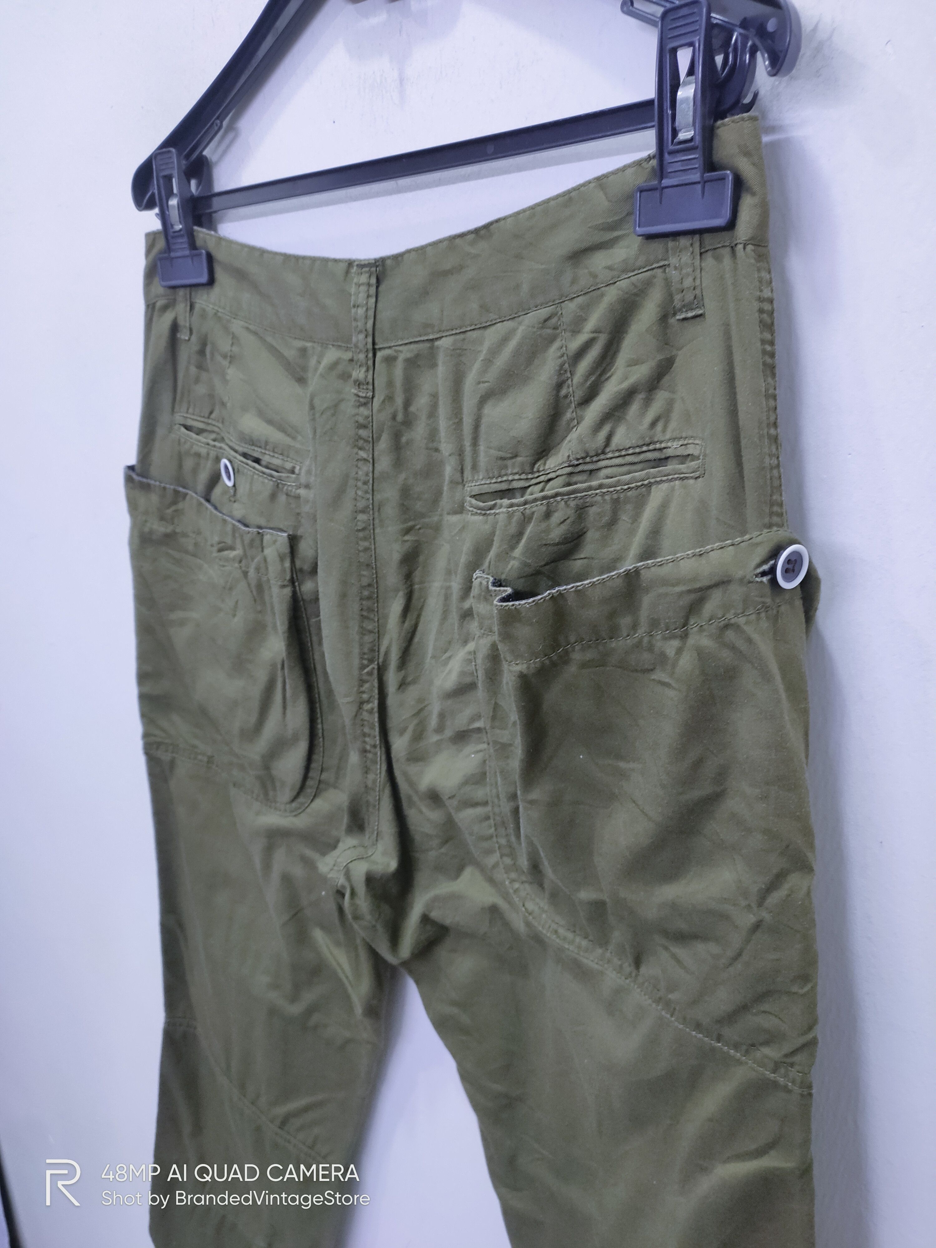Japanese Brand × Seditionaries × Takeo Kikuchi TKMIXPICE Double Layer Pocket Punk Style Fashion Cargo Pant Size US 30 / EU 46 - 12 Thumbnail