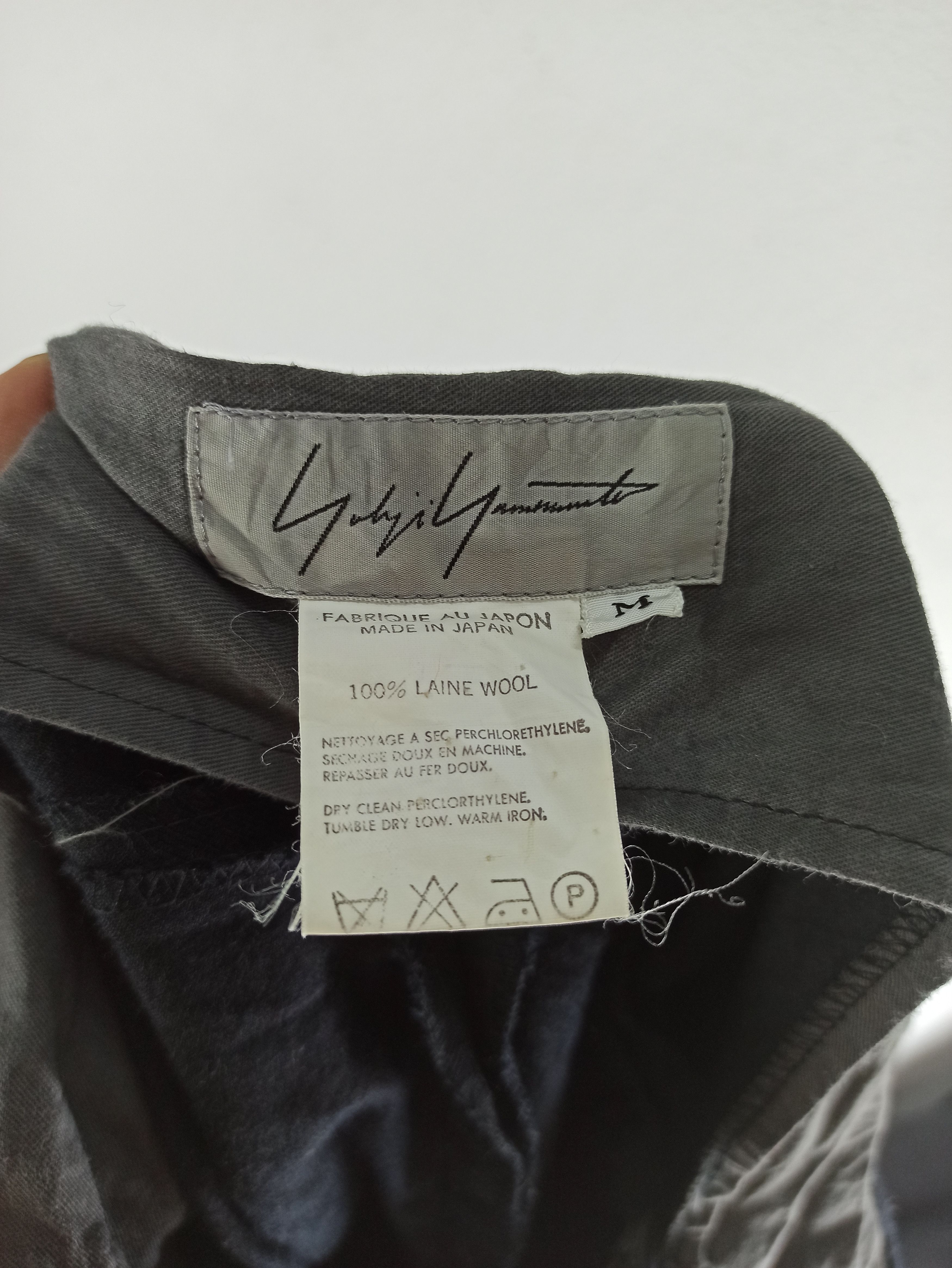 Y's for Men × Yohji Yamamoto Yohji Yamamoto Wool Casual Pants Clean Style FE-P03-106 Size US 28 / EU 44 - 10 Thumbnail