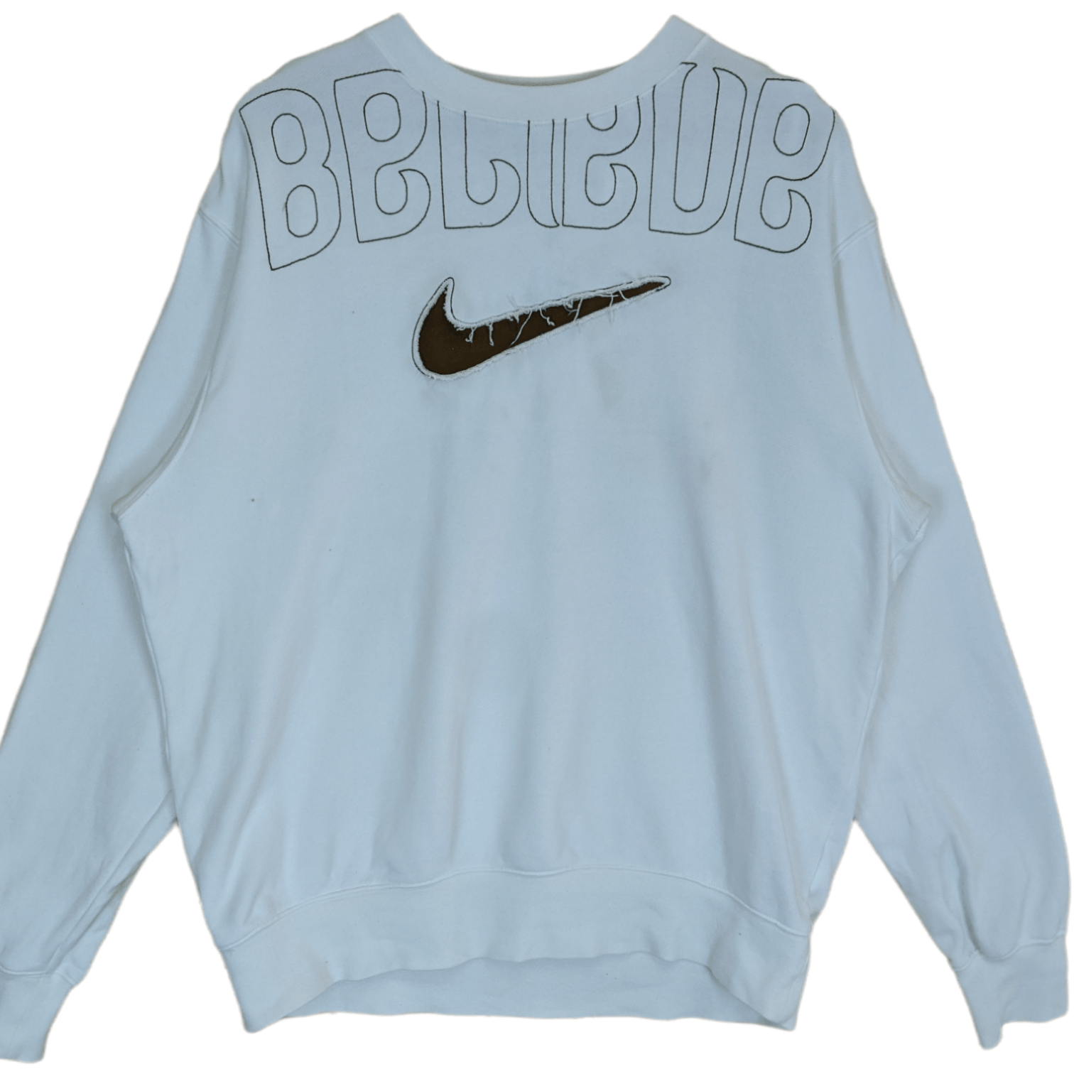 Nike NIKE Big Swoosh Logo Jumper Sweatshirt Size US XL / EU 56 / 4 - 2 Thumbnail