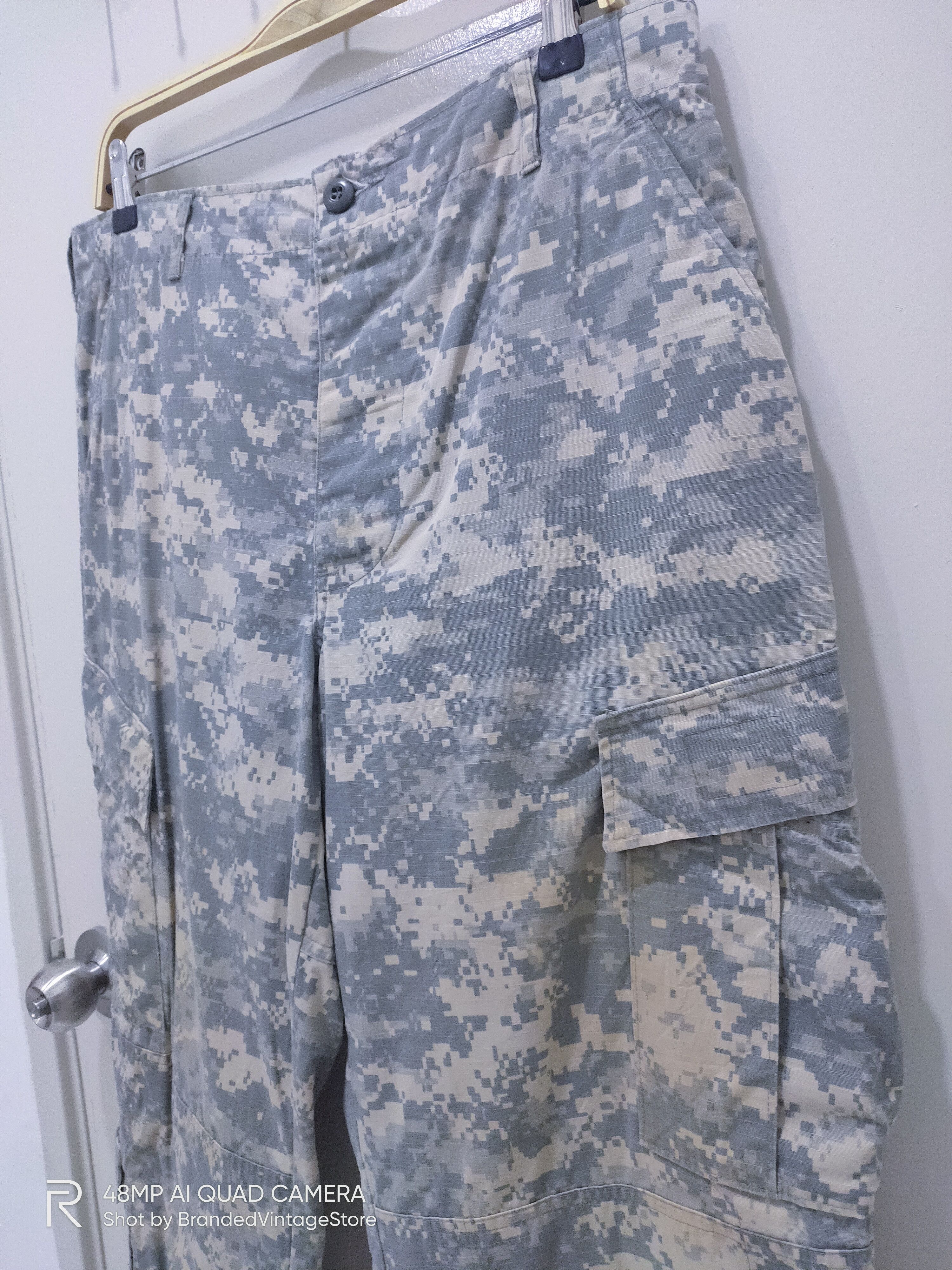 Other US ARMY Combat Double Knee Tactical Multipocket Cargo Pants Size US 34 / EU 50 - 6 Thumbnail