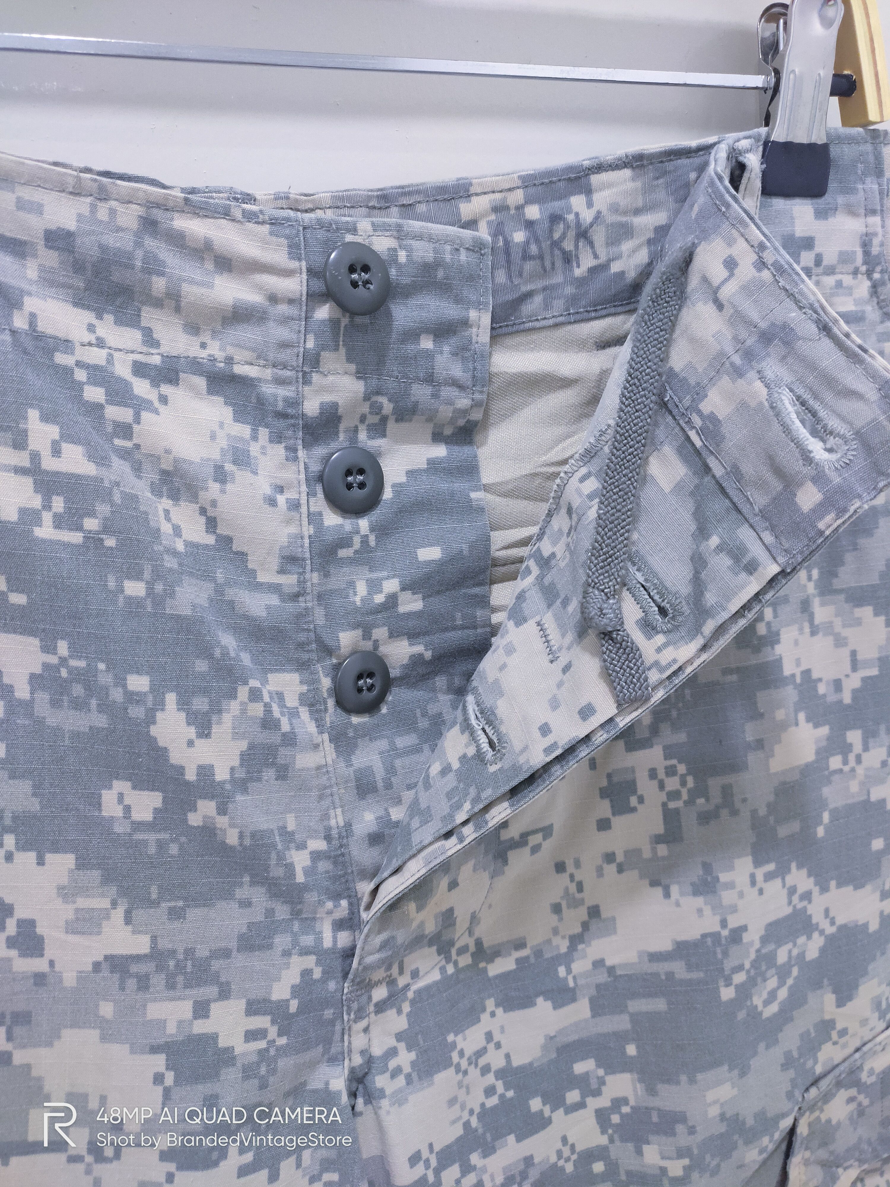 Other US ARMY Combat Double Knee Tactical Multipocket Cargo Pants Size US 34 / EU 50 - 4 Thumbnail