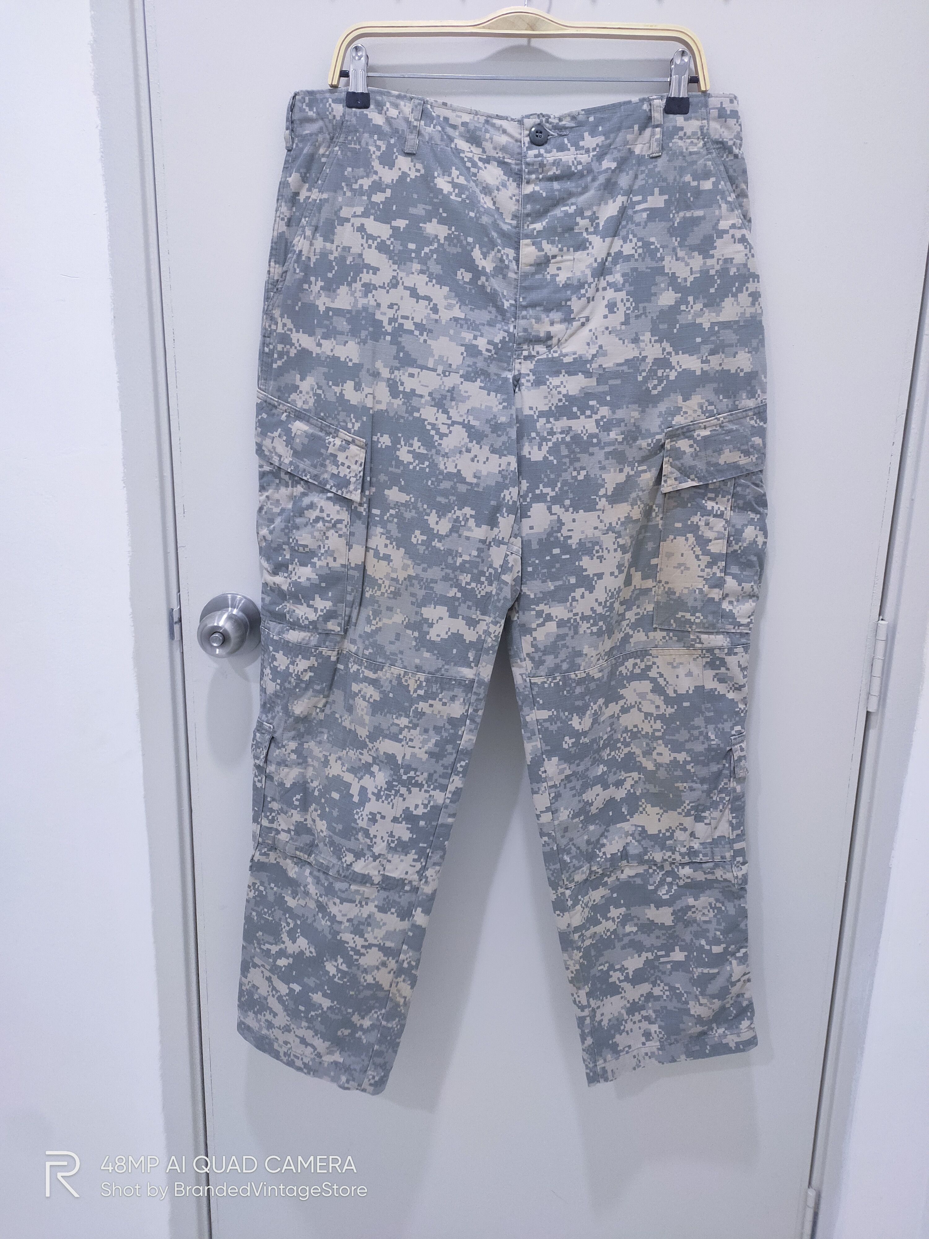 Other US ARMY Combat Double Knee Tactical Multipocket Cargo Pants Size US 34 / EU 50 - 1 Thumbnail