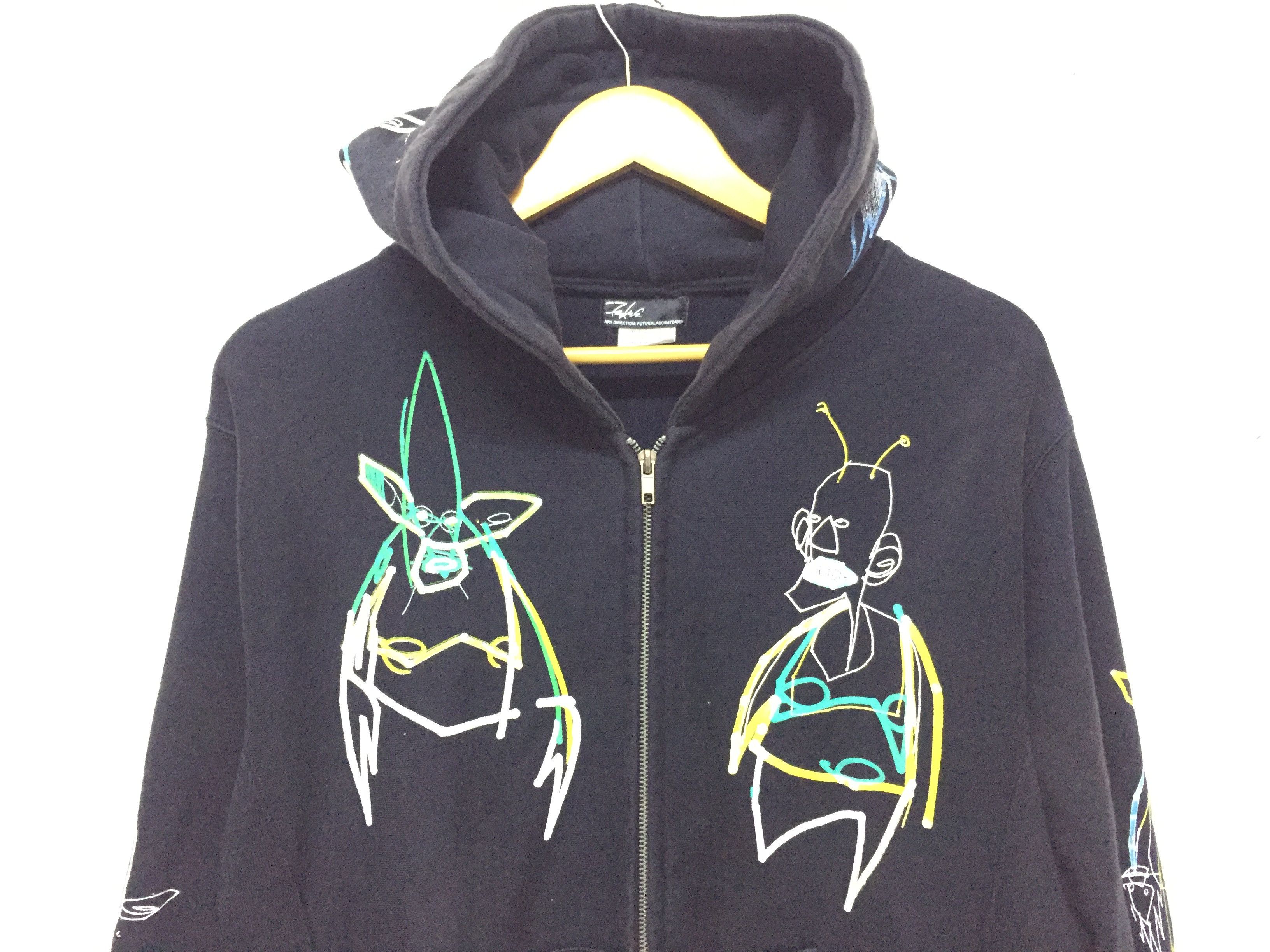 Futura Vtg OG Futura UNKLE hoodie Made Japan Size US M / EU 48-50 / 2 - 2 Thumbnail