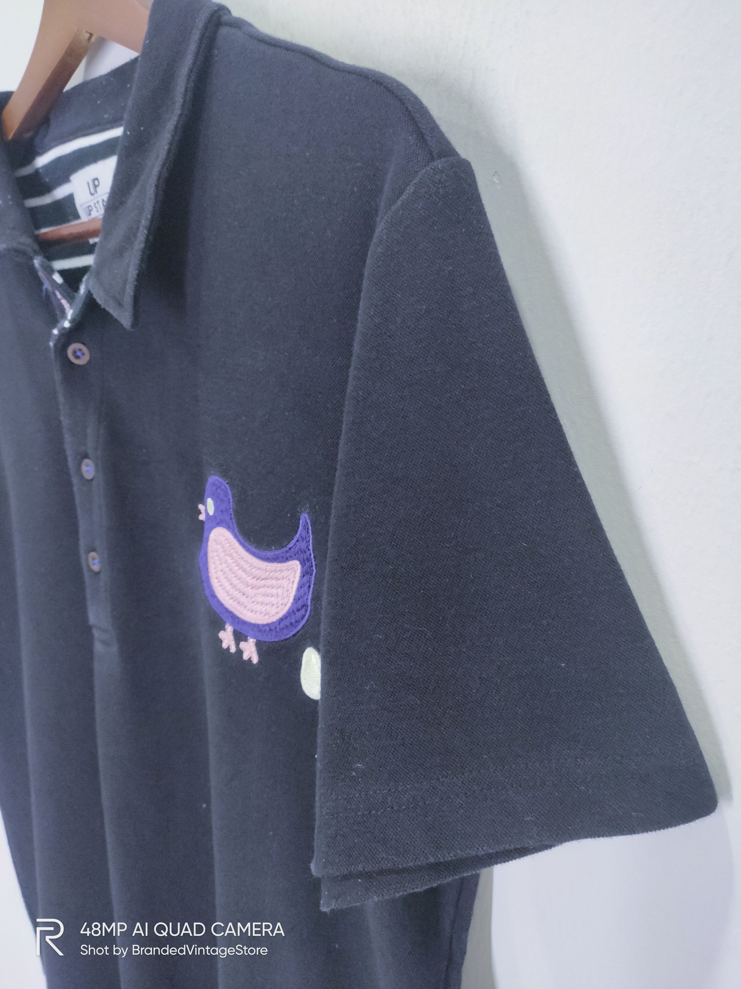 Japanese Brand UP START Half Button Down Rich Luxury Streetwear Polo Shirt Size US M / EU 48-50 / 2 - 5 Thumbnail