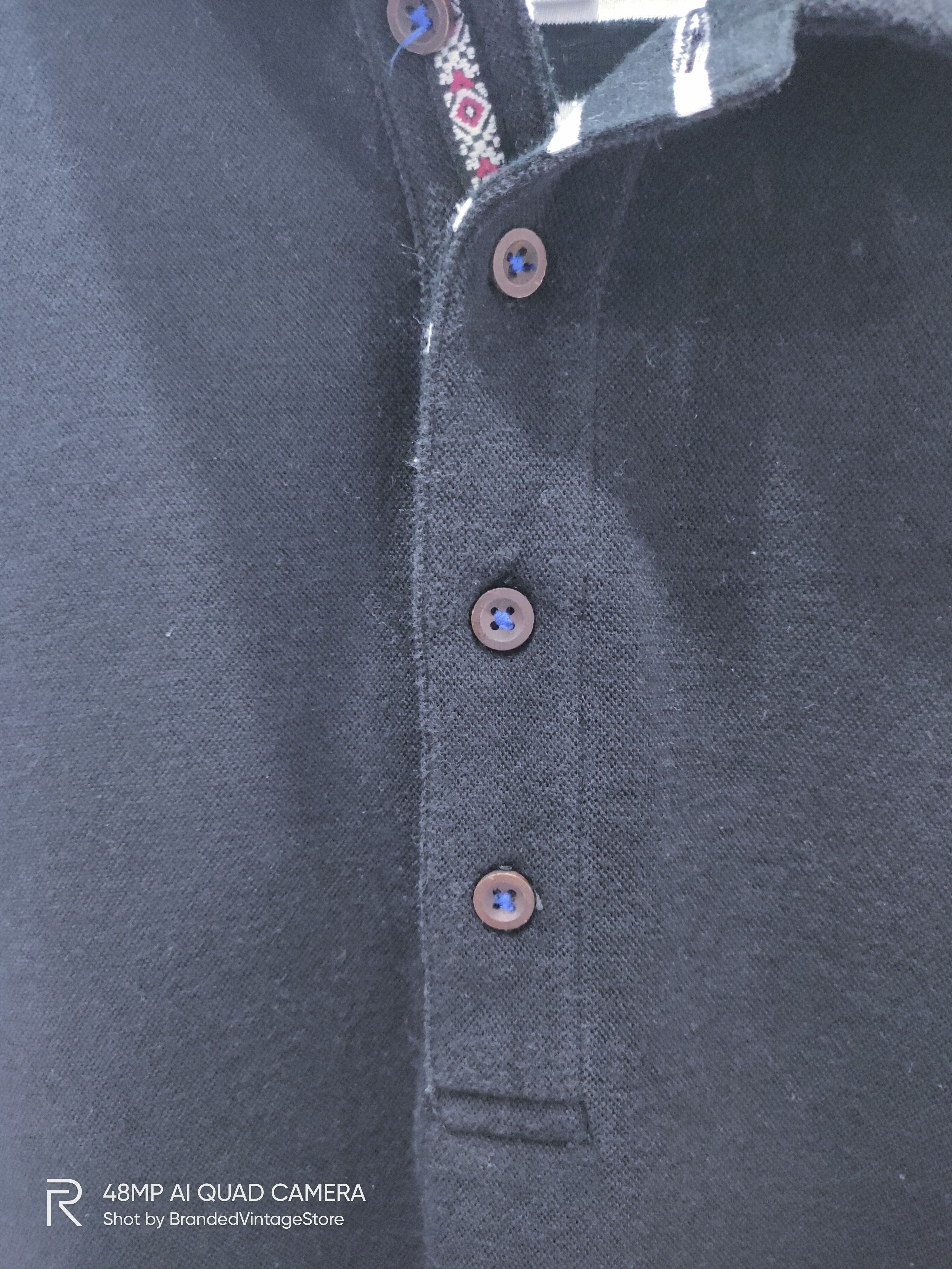 Japanese Brand UP START Half Button Down Rich Luxury Streetwear Polo Shirt Size US M / EU 48-50 / 2 - 6 Thumbnail