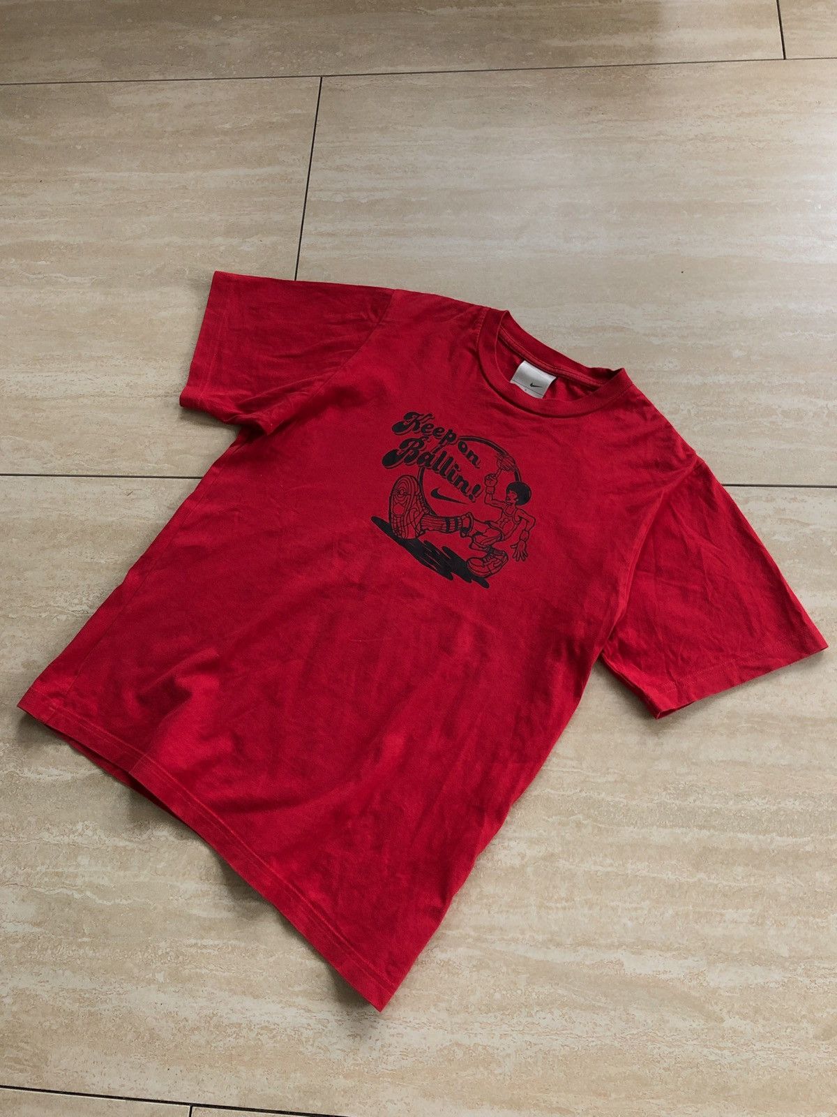Nike × Vintage Vintage Nike “Keepon Ballin!” Tee Size US S / EU 44-46 / 1 - 3 Thumbnail