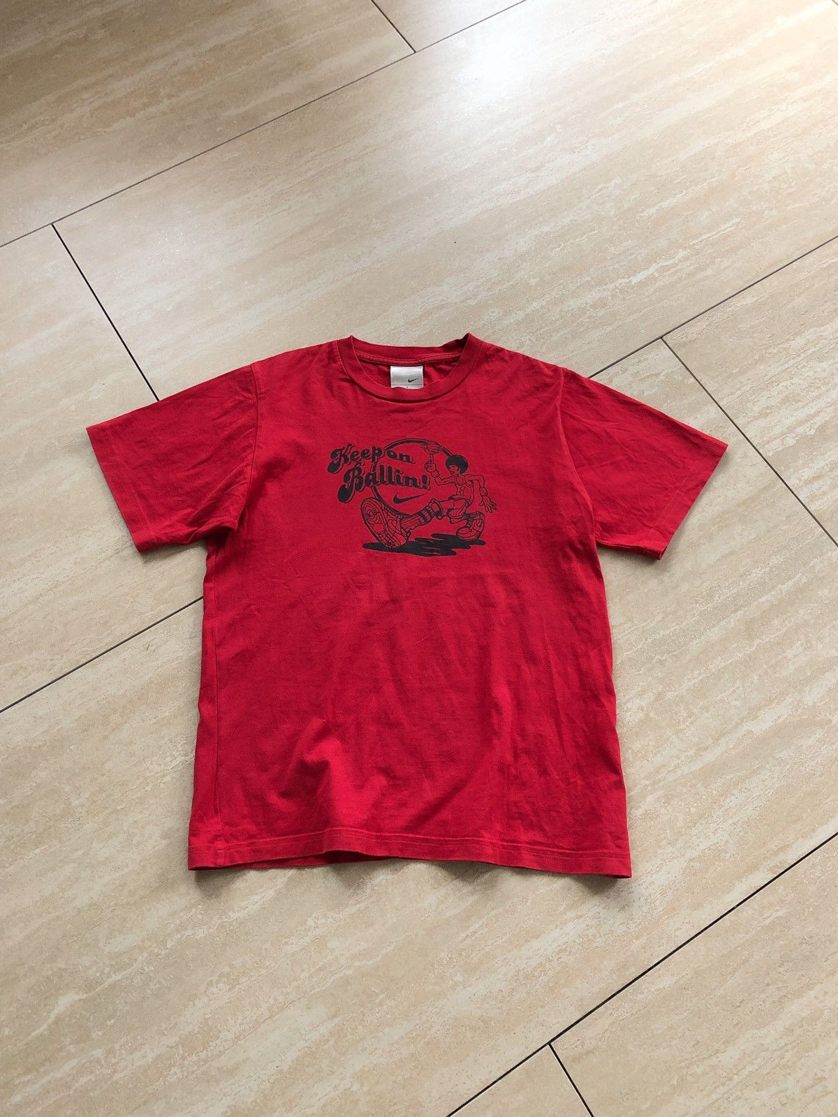 Nike × Vintage Vintage Nike “Keepon Ballin!” Tee Size US S / EU 44-46 / 1 - 2 Thumbnail