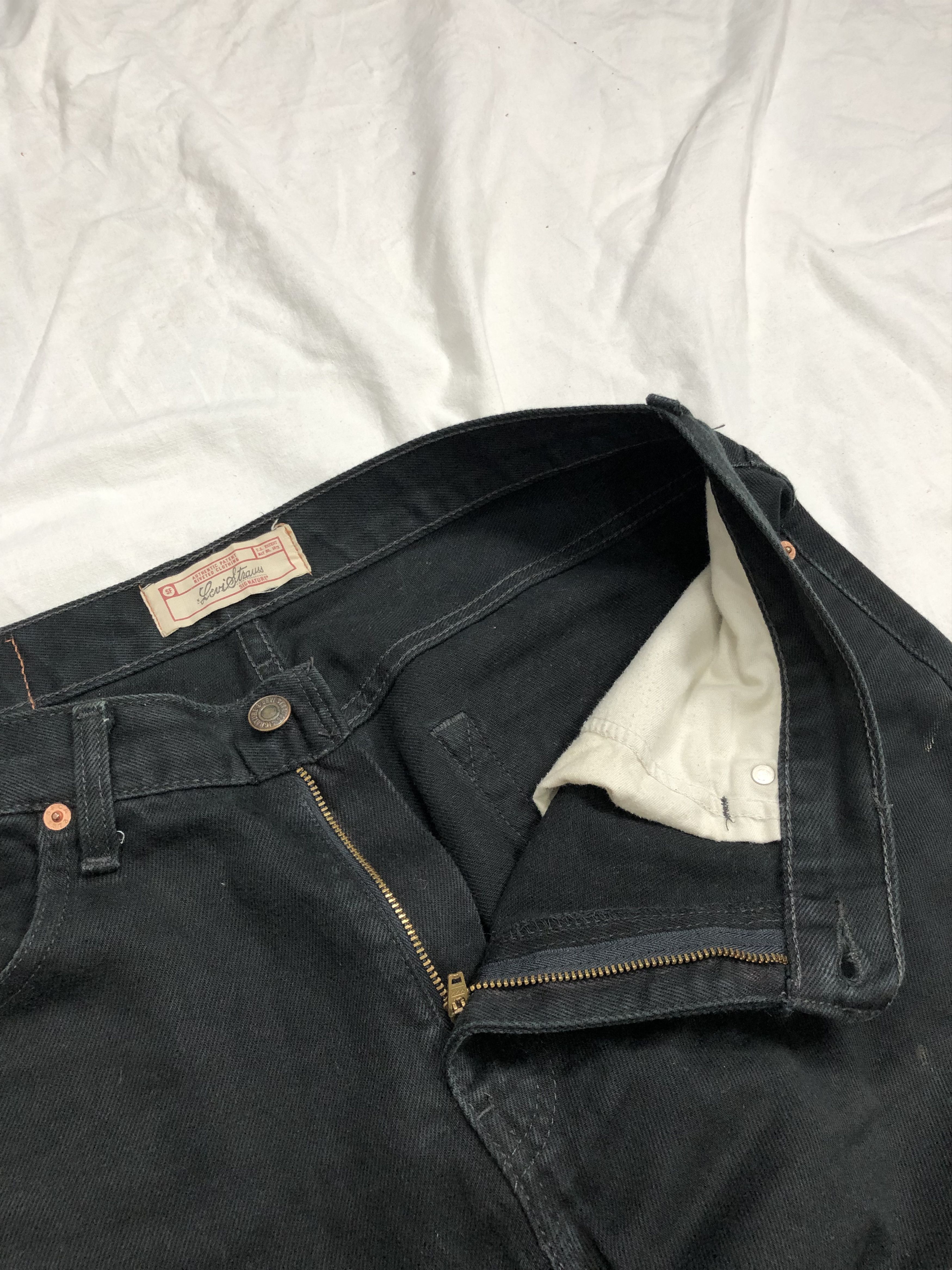Levi's × Levi's Made & Crafted × Levi's Vintage Clothing Vintage Levis Levi Strauss & Co Black Denim Jeans Size US 32 / EU 48 - 19 Thumbnail