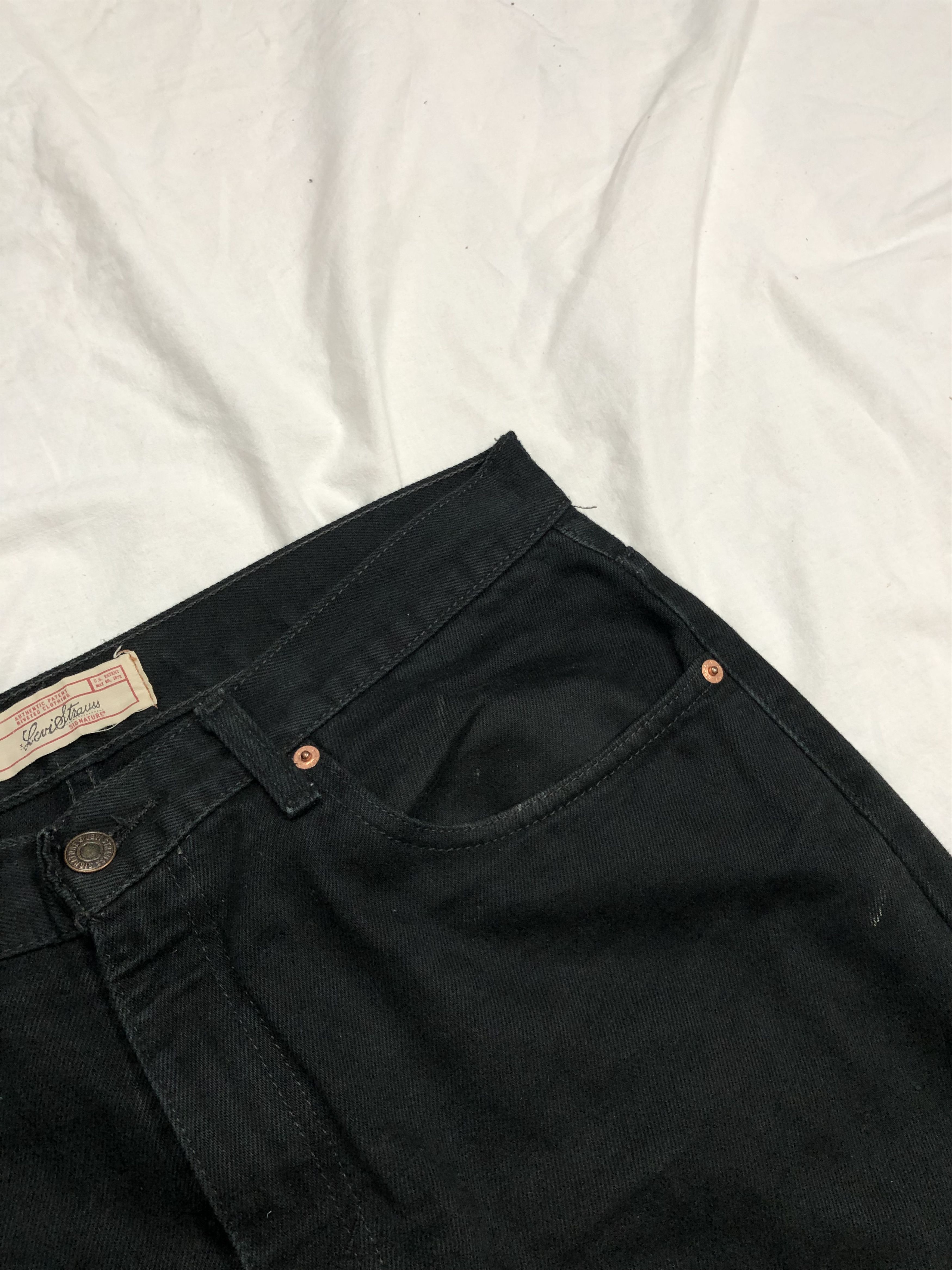 Levi's × Levi's Made & Crafted × Levi's Vintage Clothing Vintage Levis Levi Strauss & Co Black Denim Jeans Size US 32 / EU 48 - 10 Thumbnail