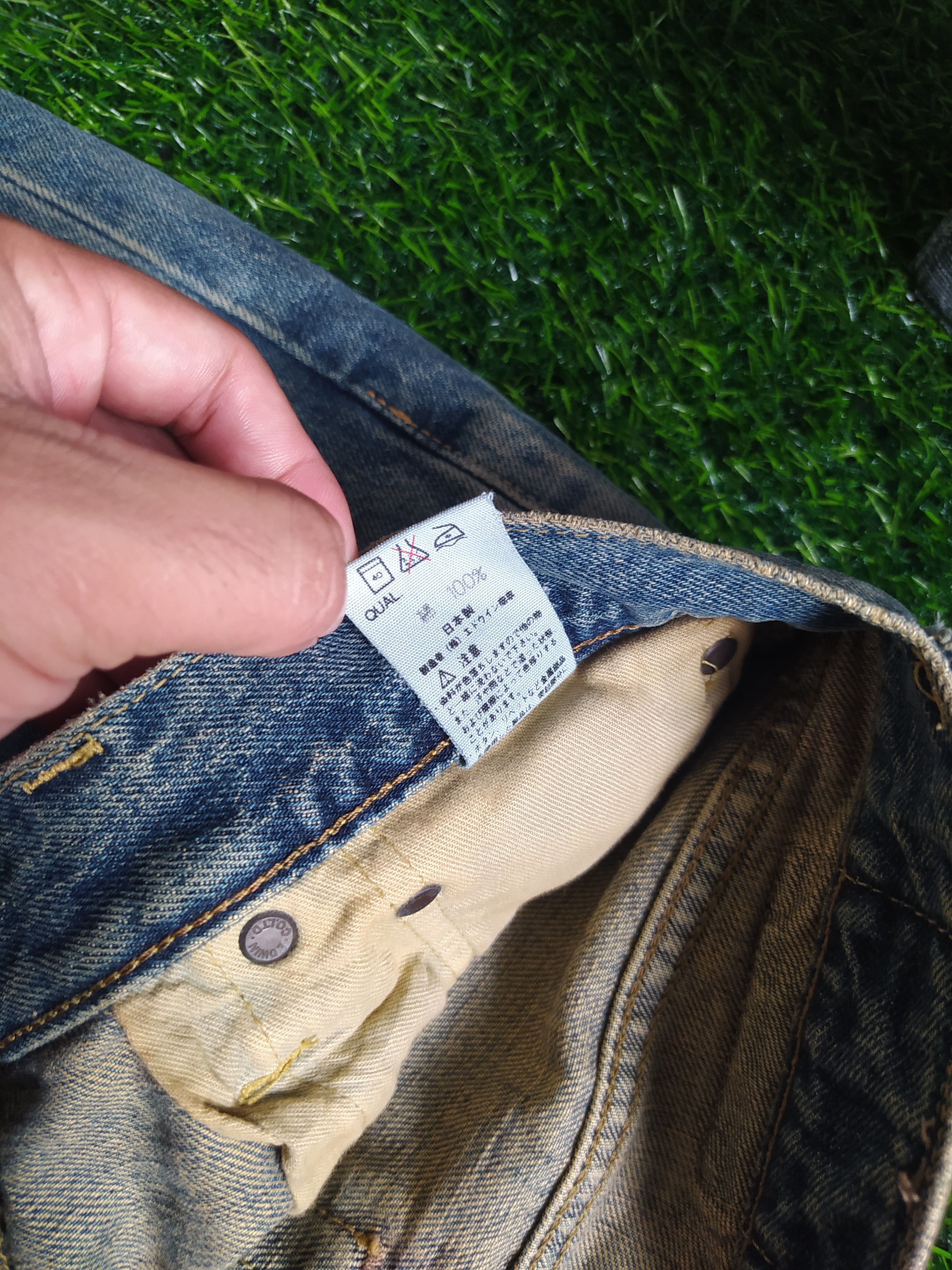 Edwin × Japanese Brand × Vintage Vintage Distressed Edwin Selvedge Size US 31 - 4 Thumbnail