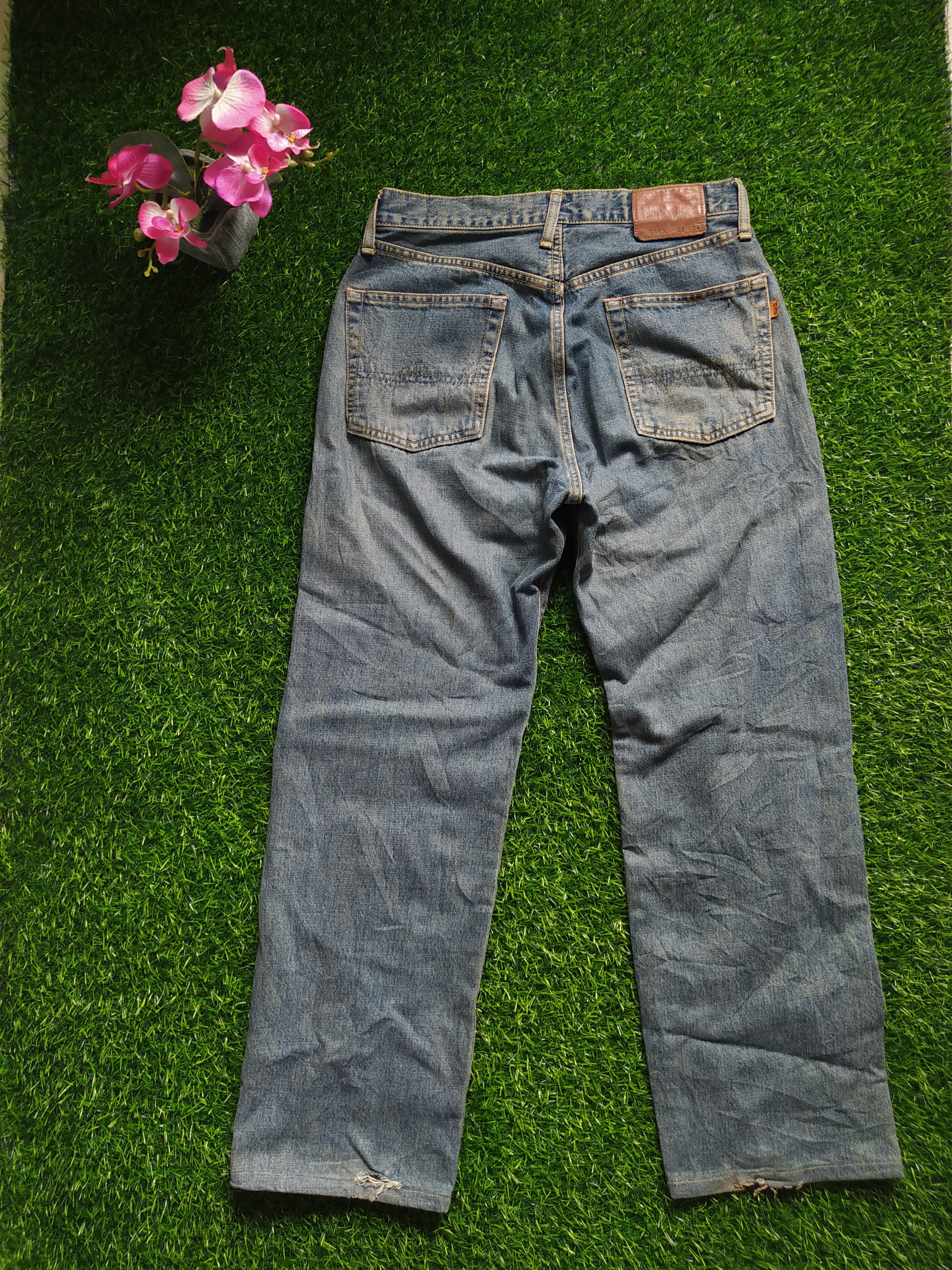 Edwin × Japanese Brand × Vintage Vintage Distressed Edwin Selvedge Size US 31 - 2 Thumbnail