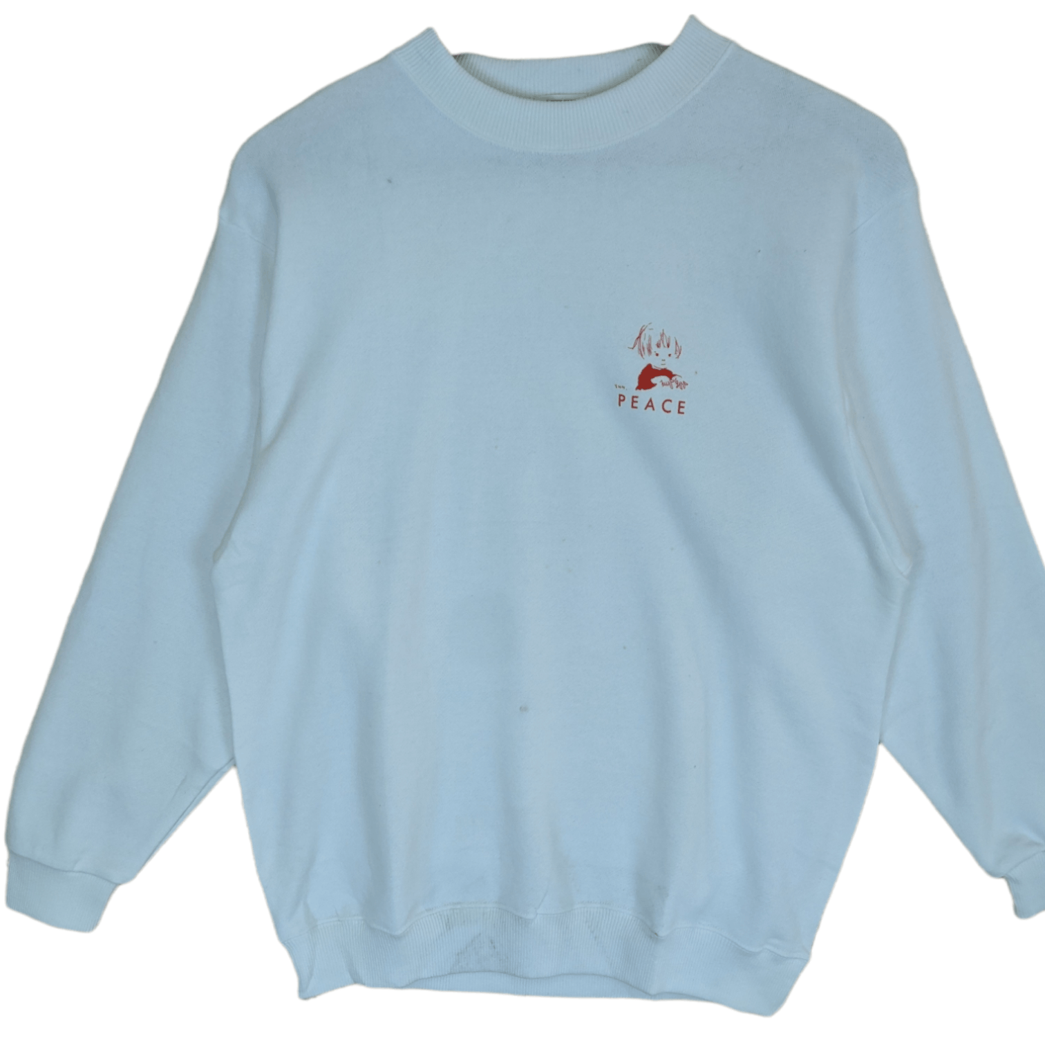 Japanese Brand Vintage Japan CHIHIRO Baby Toddler Kid Peace Sweatshirt Size US M / EU 48-50 / 2 - 2 Thumbnail