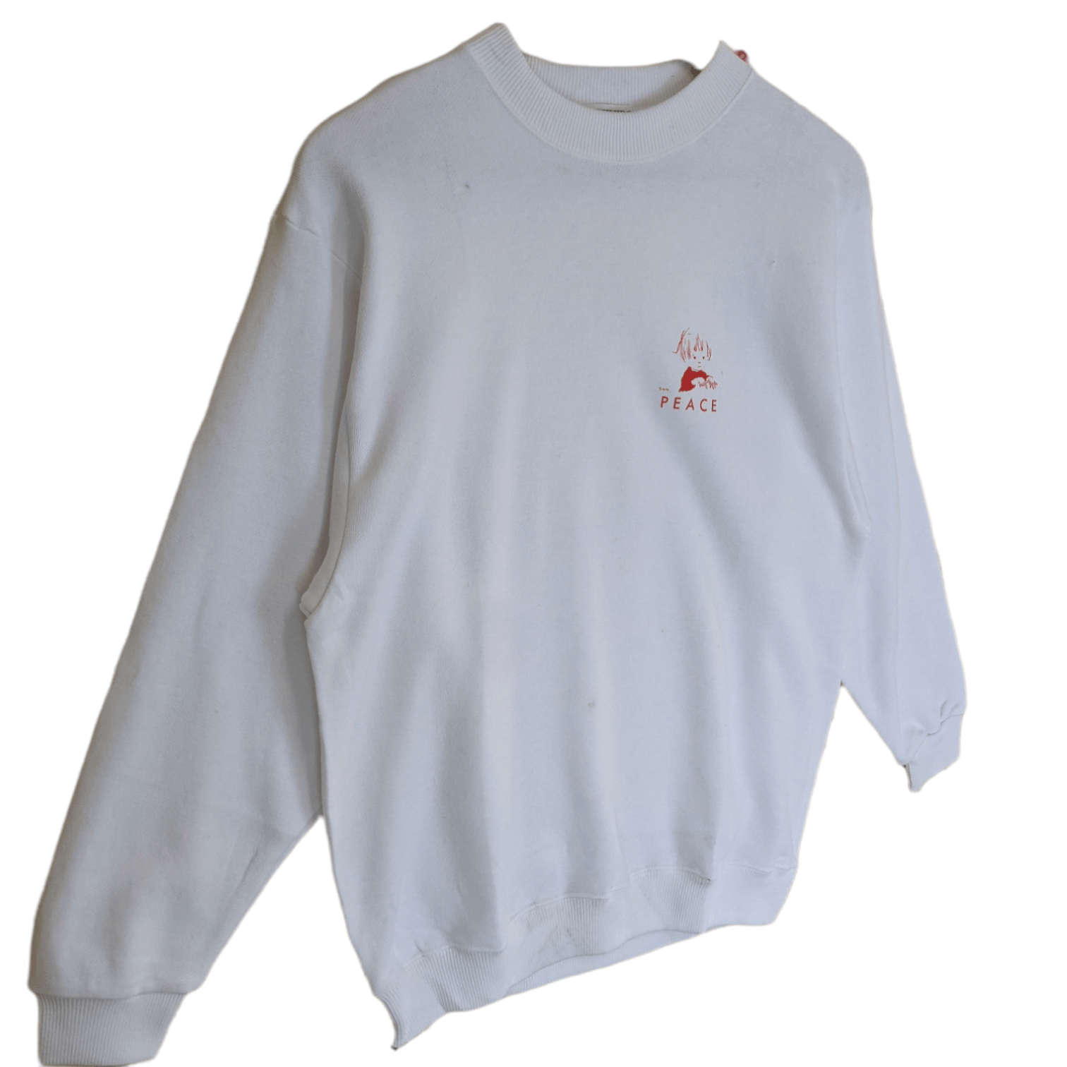 Japanese Brand Vintage Japan CHIHIRO Baby Toddler Kid Peace Sweatshirt Size US M / EU 48-50 / 2 - 3 Thumbnail