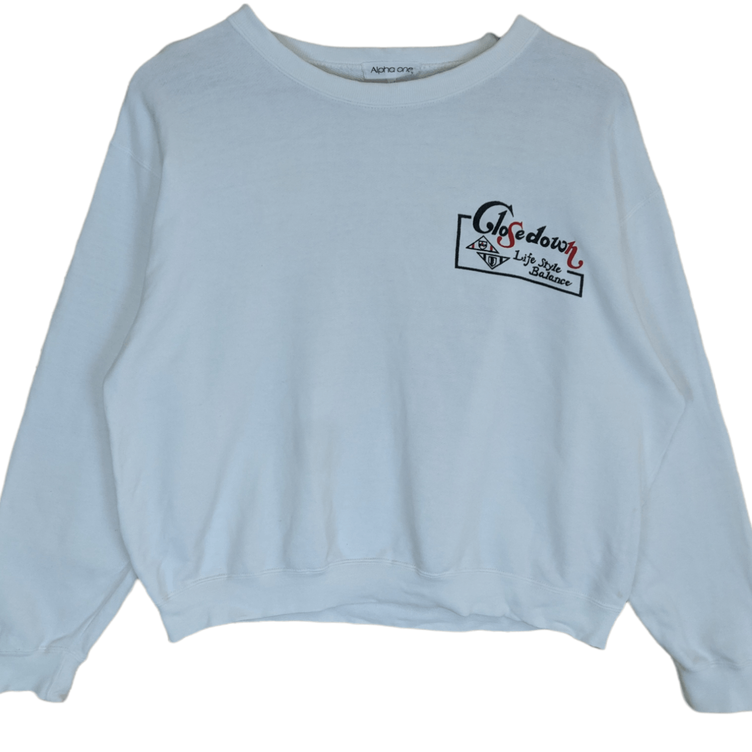 Japanese Brand Vintage Japan CLOSE DOWN Life Style Balance Sweatshirt Size M / US 6-8 / IT 42-44 - 2 Thumbnail