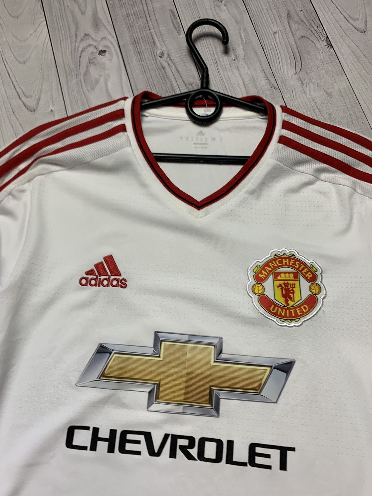 Vintage Manchester United soccer jersey long sleeve size M Size US L / EU 52-54 / 3 - 4 Thumbnail