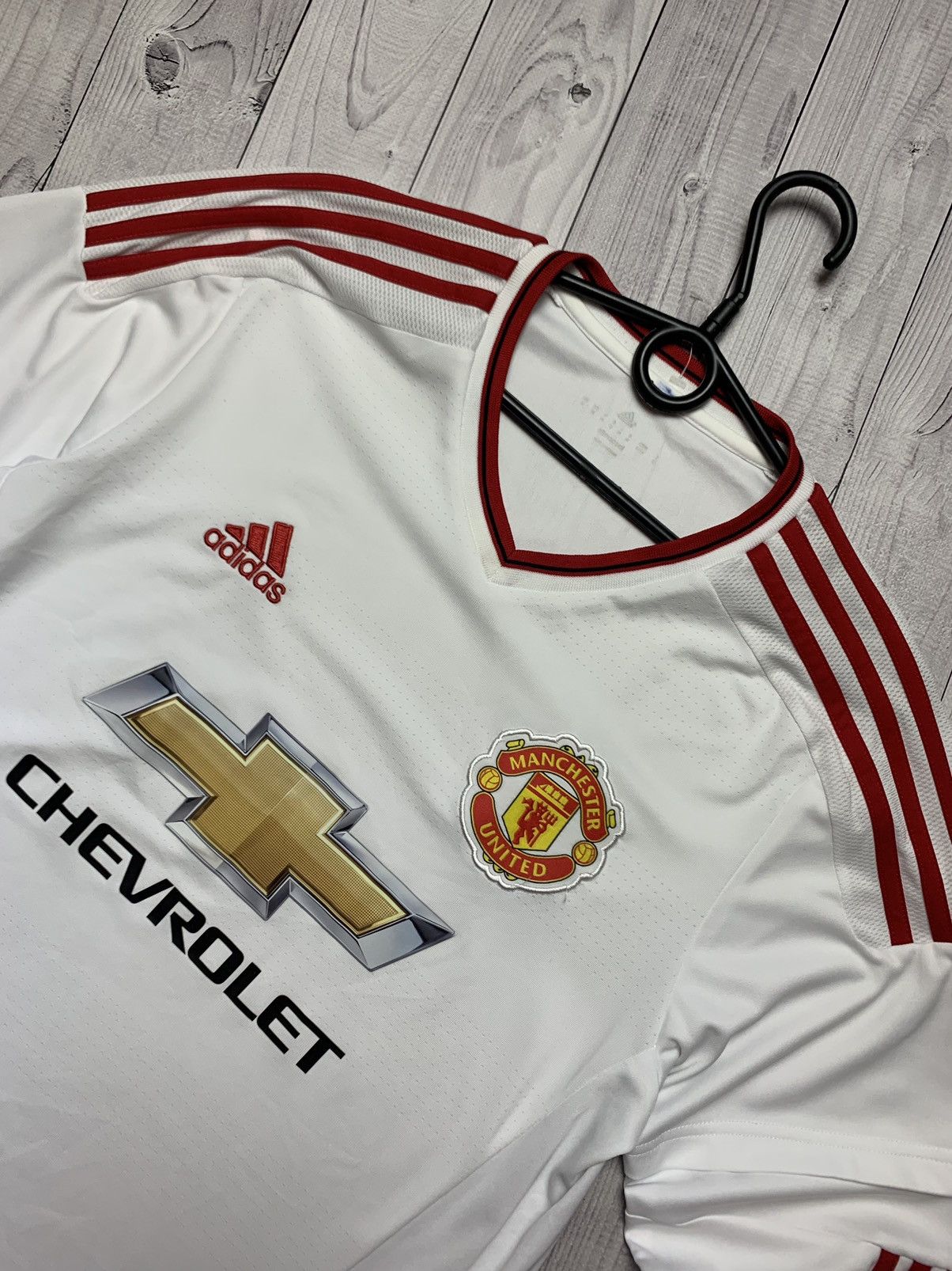 Vintage Manchester United soccer jersey long sleeve size M Size US L / EU 52-54 / 3 - 2 Thumbnail