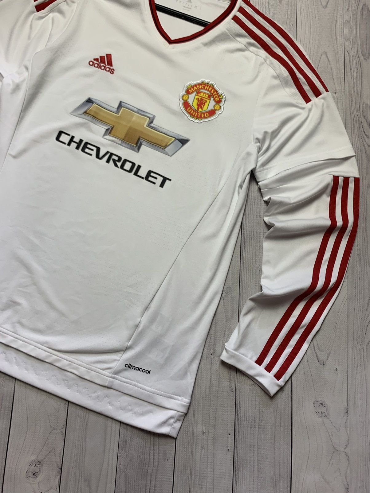 Vintage Manchester United soccer jersey long sleeve size M Size US L / EU 52-54 / 3 - 3 Thumbnail
