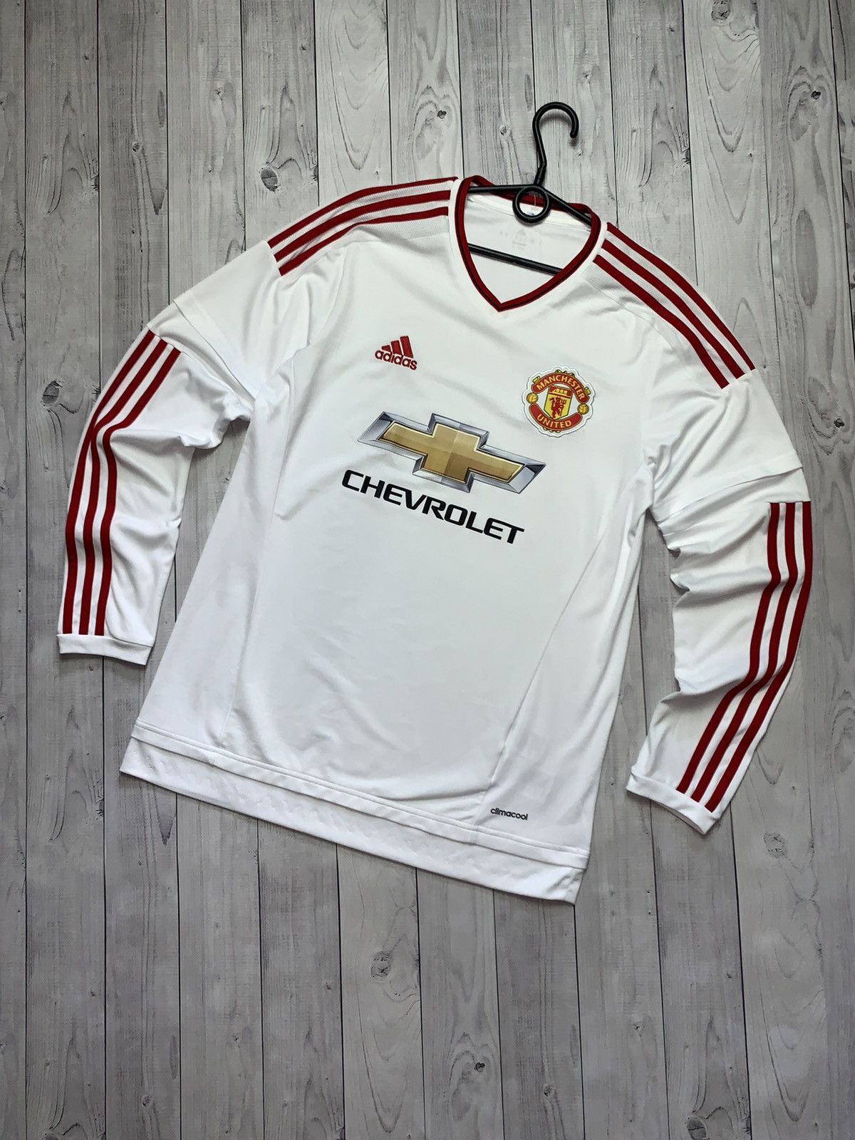 Vintage Manchester United soccer jersey long sleeve size M Size US L / EU 52-54 / 3 - 1 Thumbnail
