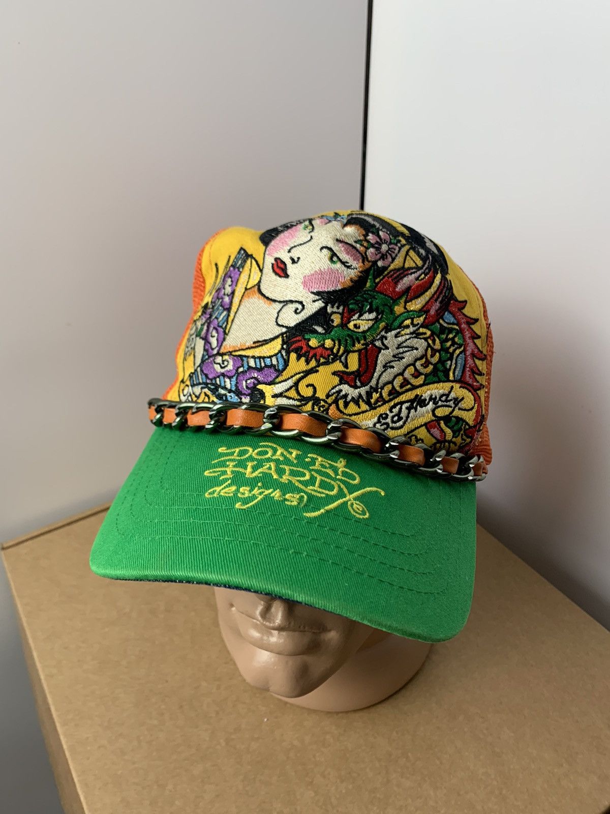 Ed Hardy × Vintage Vintage Ed Hardy cap logo rare Size ONE SIZE - 1 Thumbnail