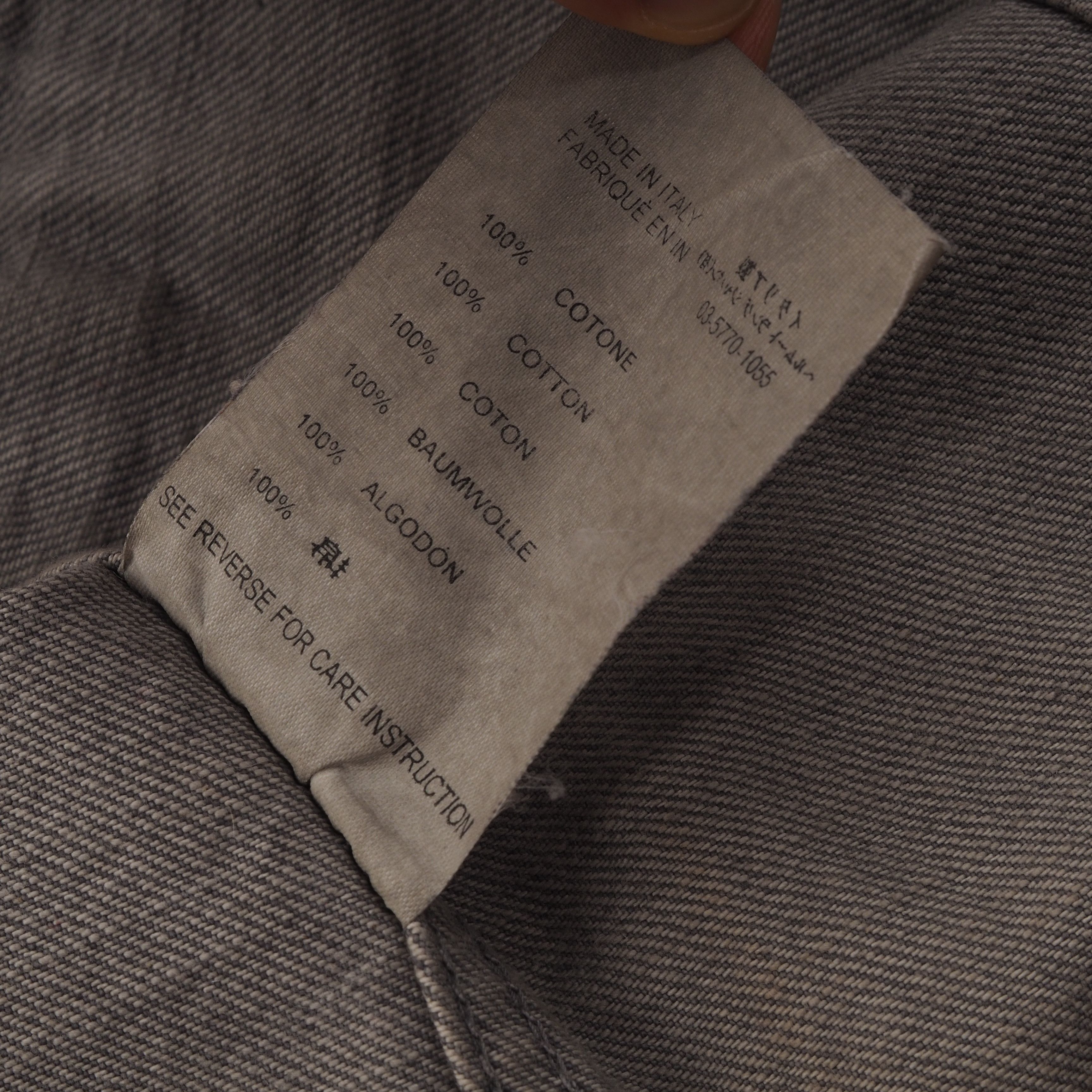 Helmut Lang Helmut Lang Vintage Gray Denim Trucker Jacket Size M / US 6-8 / IT 42-44 - 6 Thumbnail