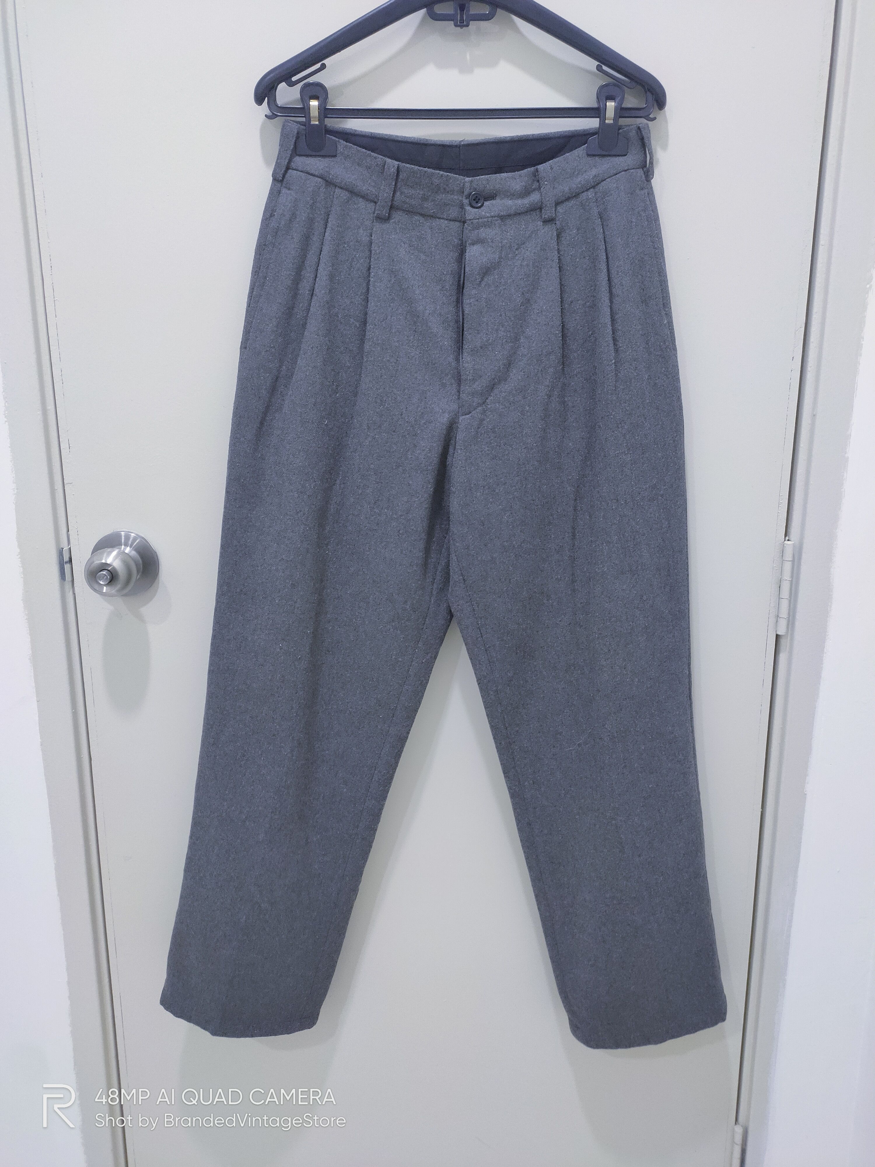 Men's Wearhouse UNIQUE CLOTHING WAREHOUSE Wool Luxury Casual Trouser Pants Size US 29 - 1 Thumbnail