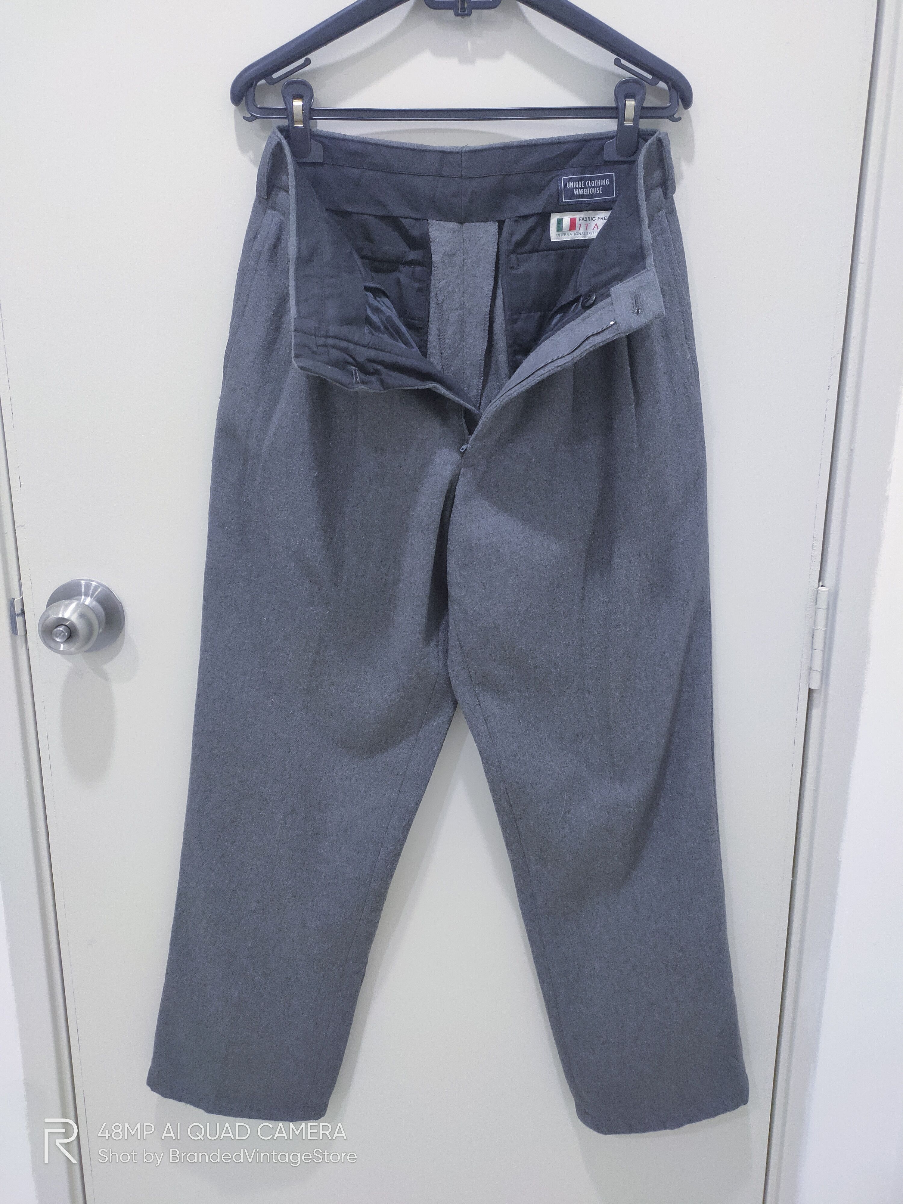Men's Wearhouse UNIQUE CLOTHING WAREHOUSE Wool Luxury Casual Trouser Pants Size US 29 - 3 Thumbnail