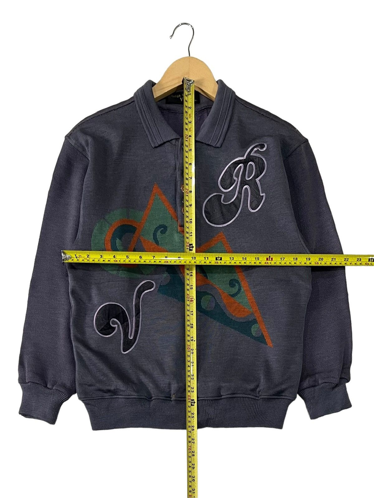 Gianni Valentino × Giovanni Valentino × Valentino VTG RUDOLF VALENTINO EMBROIDERY BIG SPELLOUT AND LOGO Size US M / EU 48-50 / 2 - 13 Thumbnail