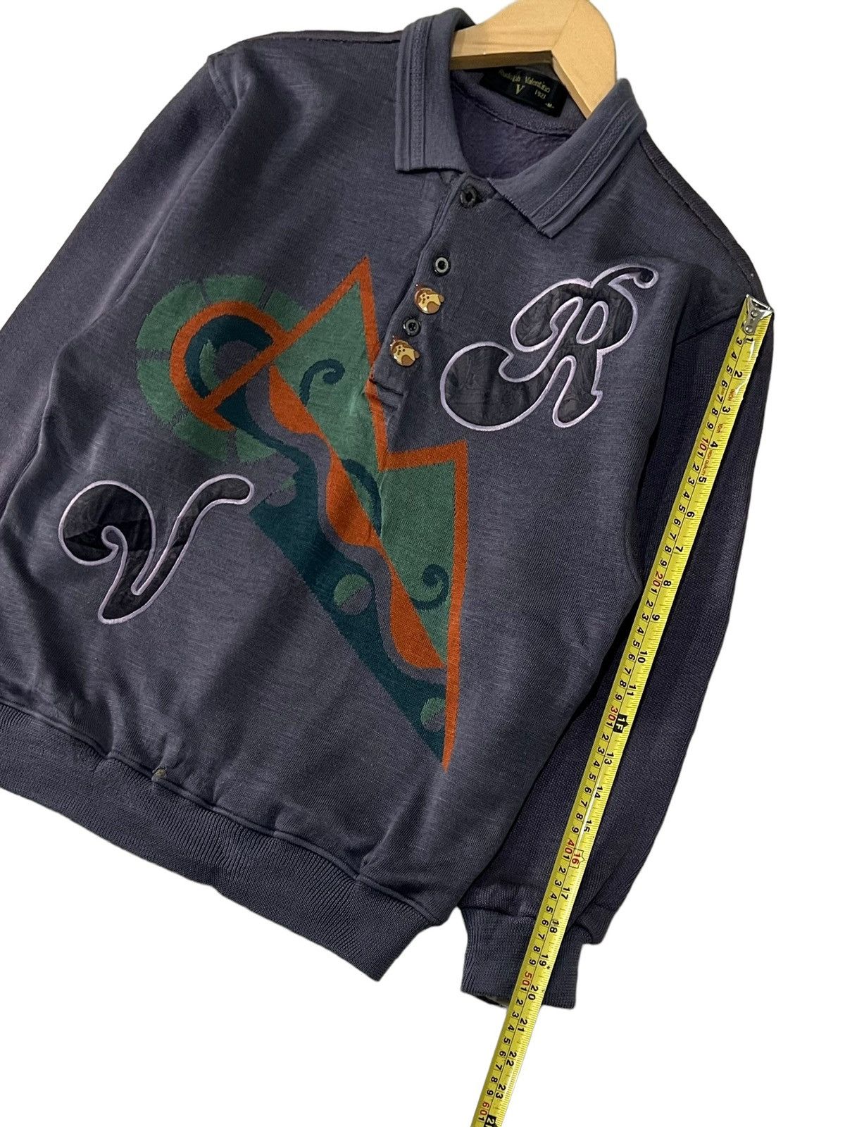 Gianni Valentino × Giovanni Valentino × Valentino VTG RUDOLF VALENTINO EMBROIDERY BIG SPELLOUT AND LOGO Size US M / EU 48-50 / 2 - 14 Thumbnail