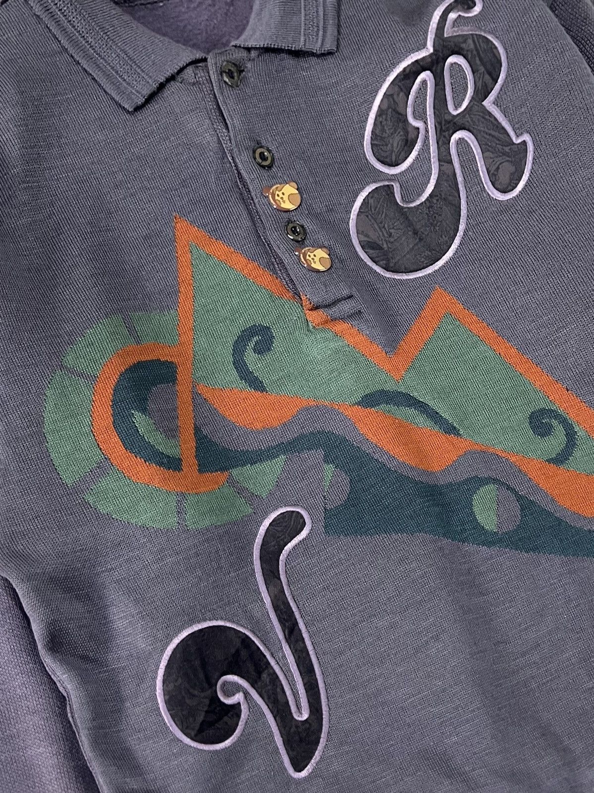 Gianni Valentino × Giovanni Valentino × Valentino VTG RUDOLF VALENTINO EMBROIDERY BIG SPELLOUT AND LOGO Size US M / EU 48-50 / 2 - 6 Thumbnail