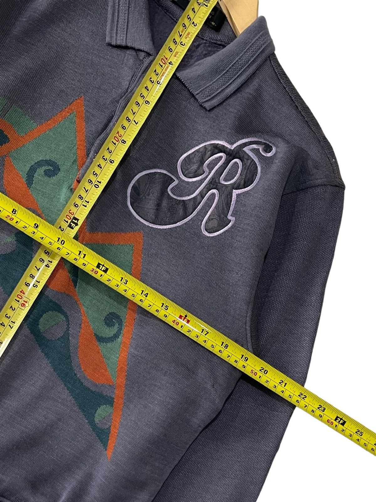 Gianni Valentino × Giovanni Valentino × Valentino VTG RUDOLF VALENTINO EMBROIDERY BIG SPELLOUT AND LOGO Size US M / EU 48-50 / 2 - 15 Thumbnail