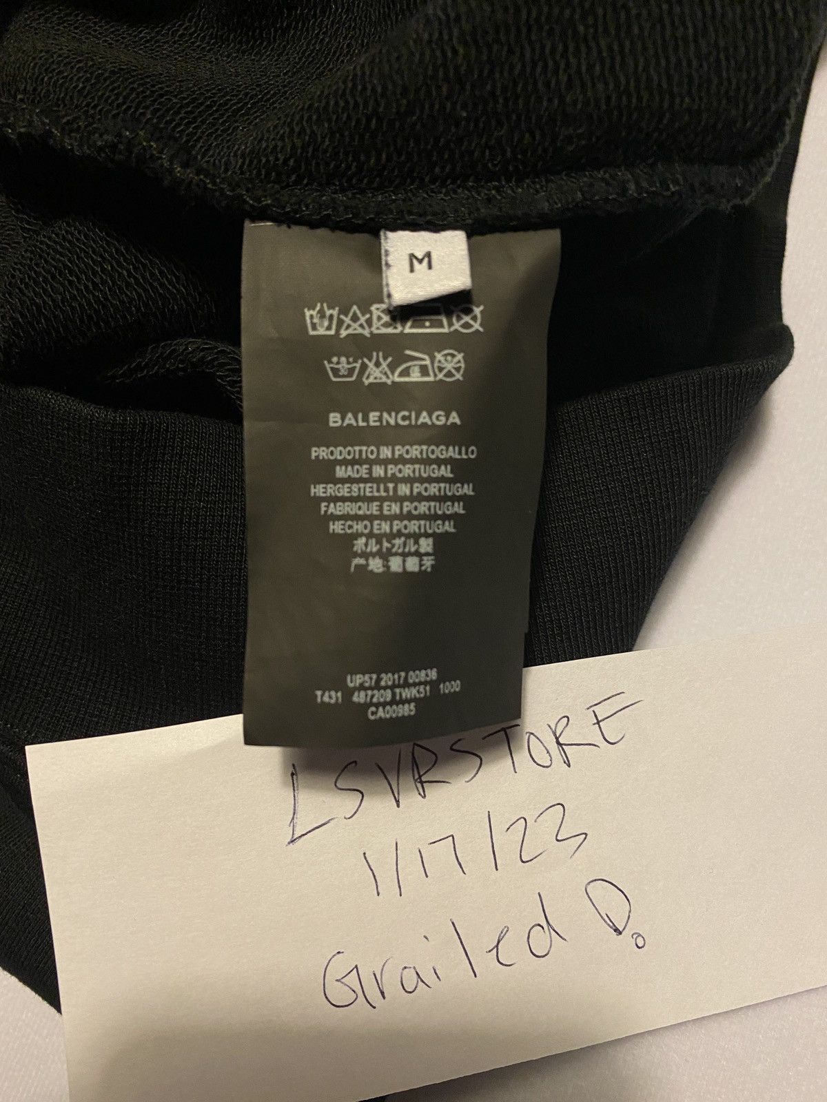 Balenciaga Balenciaga SINNERS Hoodie Black Medium - Used Size US M / EU 48-50 / 2 - 5 Thumbnail