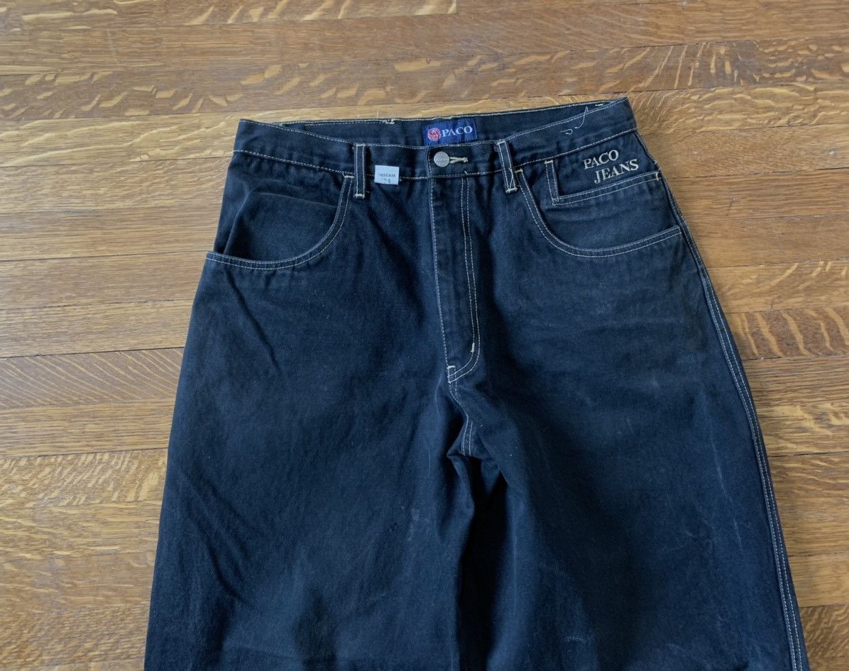 Fubu × Vintage 90s Vintage Paco Jeans Matching Two Piece Denim Set Hip Hop Size US 35 - 11 Thumbnail