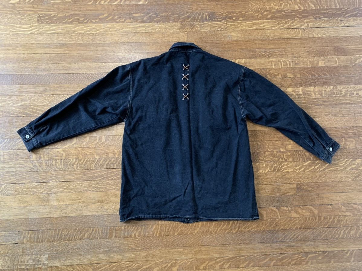 Fubu × Vintage 90s Vintage Paco Jeans Matching Two Piece Denim Set Hip Hop Size US 35 - 8 Thumbnail