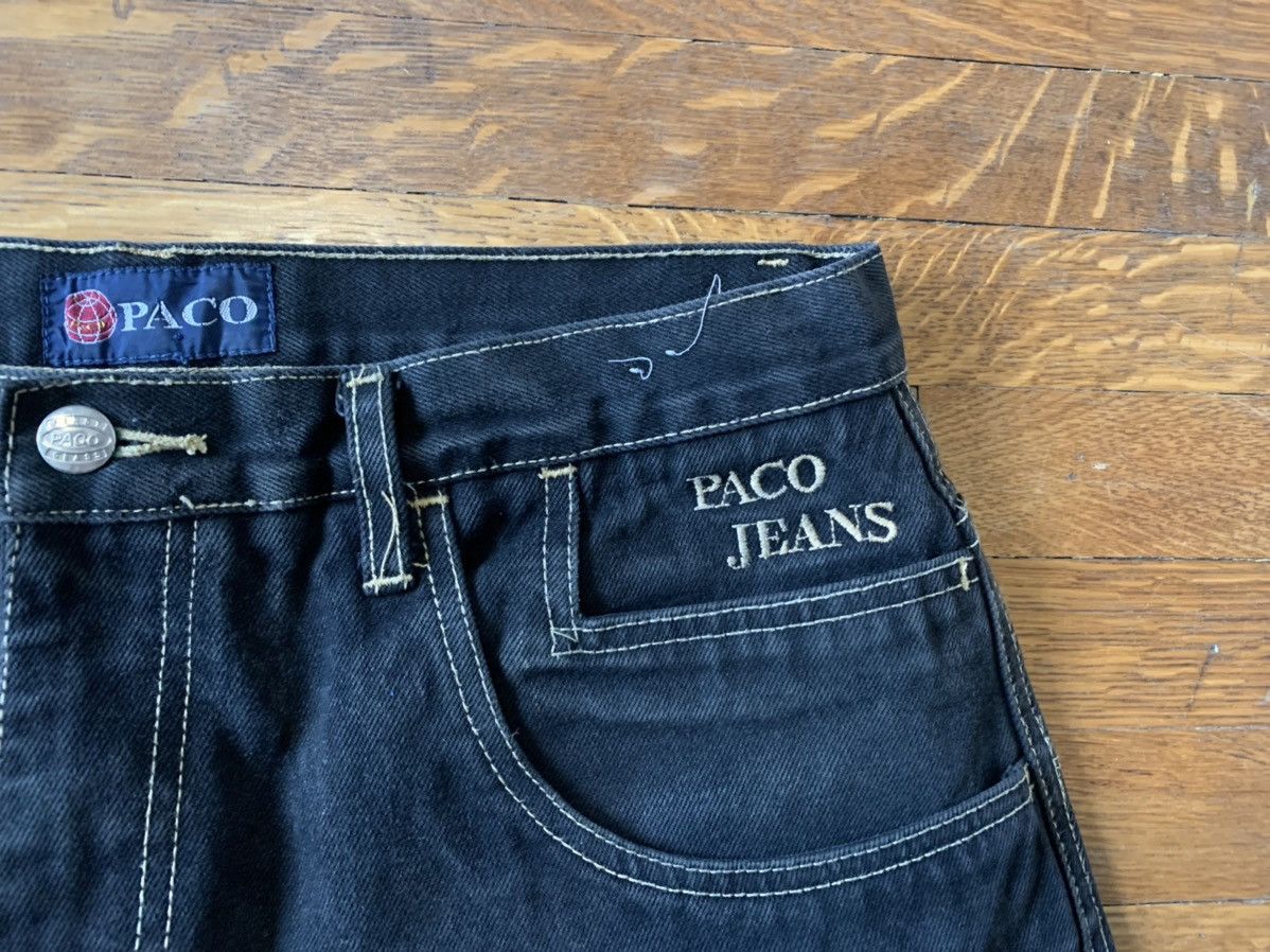 Fubu × Vintage 90s Vintage Paco Jeans Matching Two Piece Denim Set Hip Hop Size US 35 - 6 Thumbnail