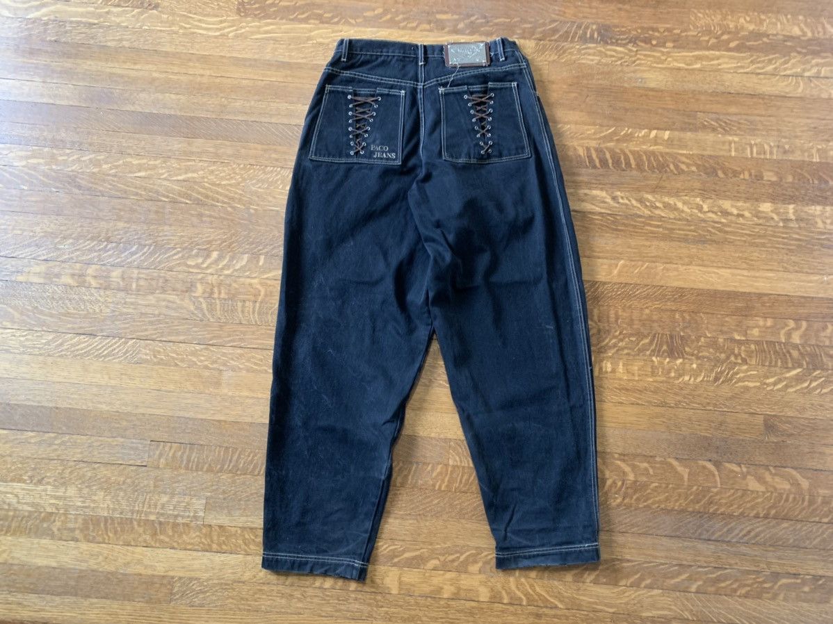 Fubu × Vintage 90s Vintage Paco Jeans Matching Two Piece Denim Set Hip Hop Size US 35 - 2 Thumbnail