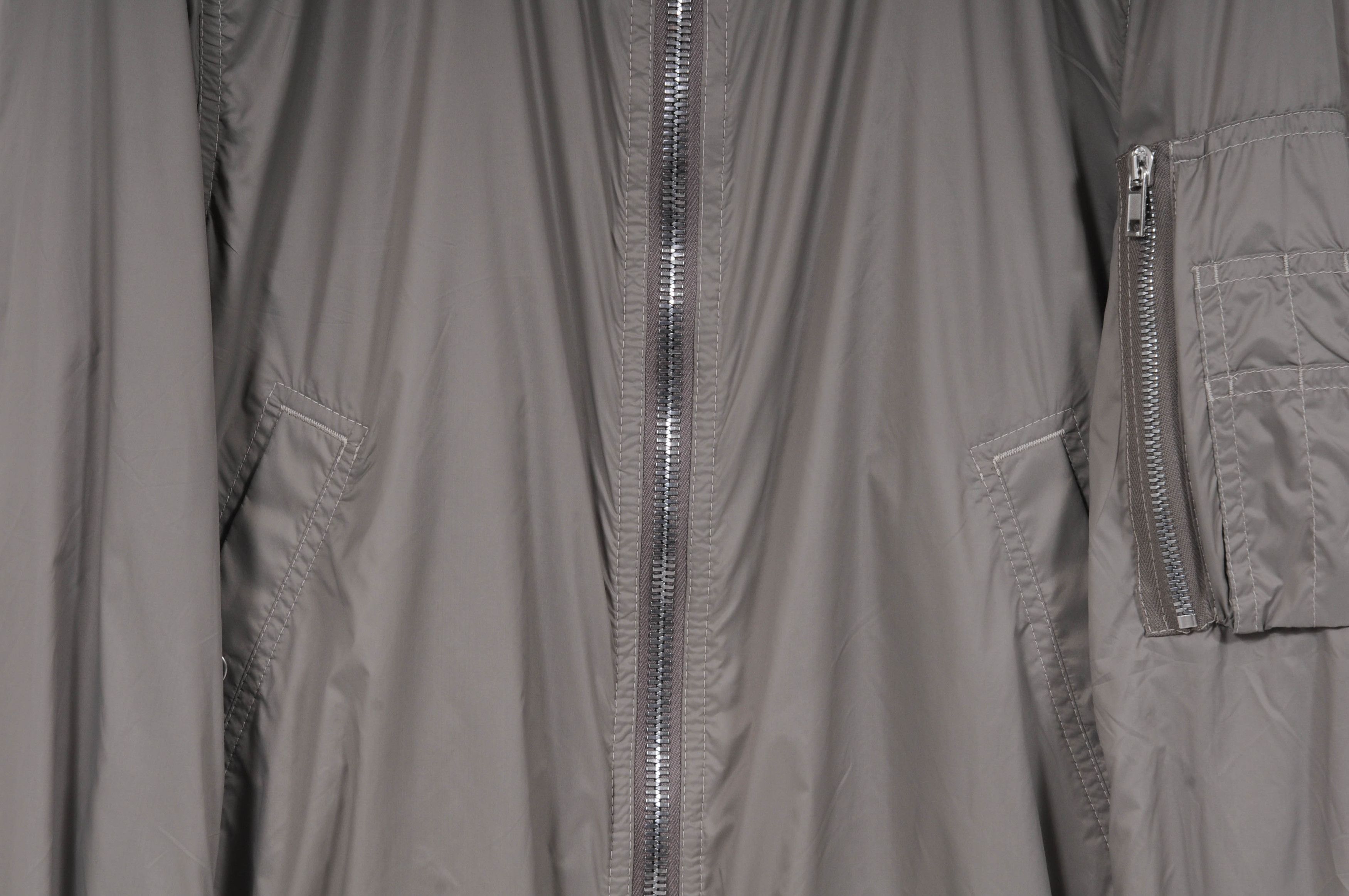Rick Owens Drkshdw Dust Pearl Nylon Flight Bomber Jacket - 00772 Size US M / EU 48-50 / 2 - 3 Thumbnail