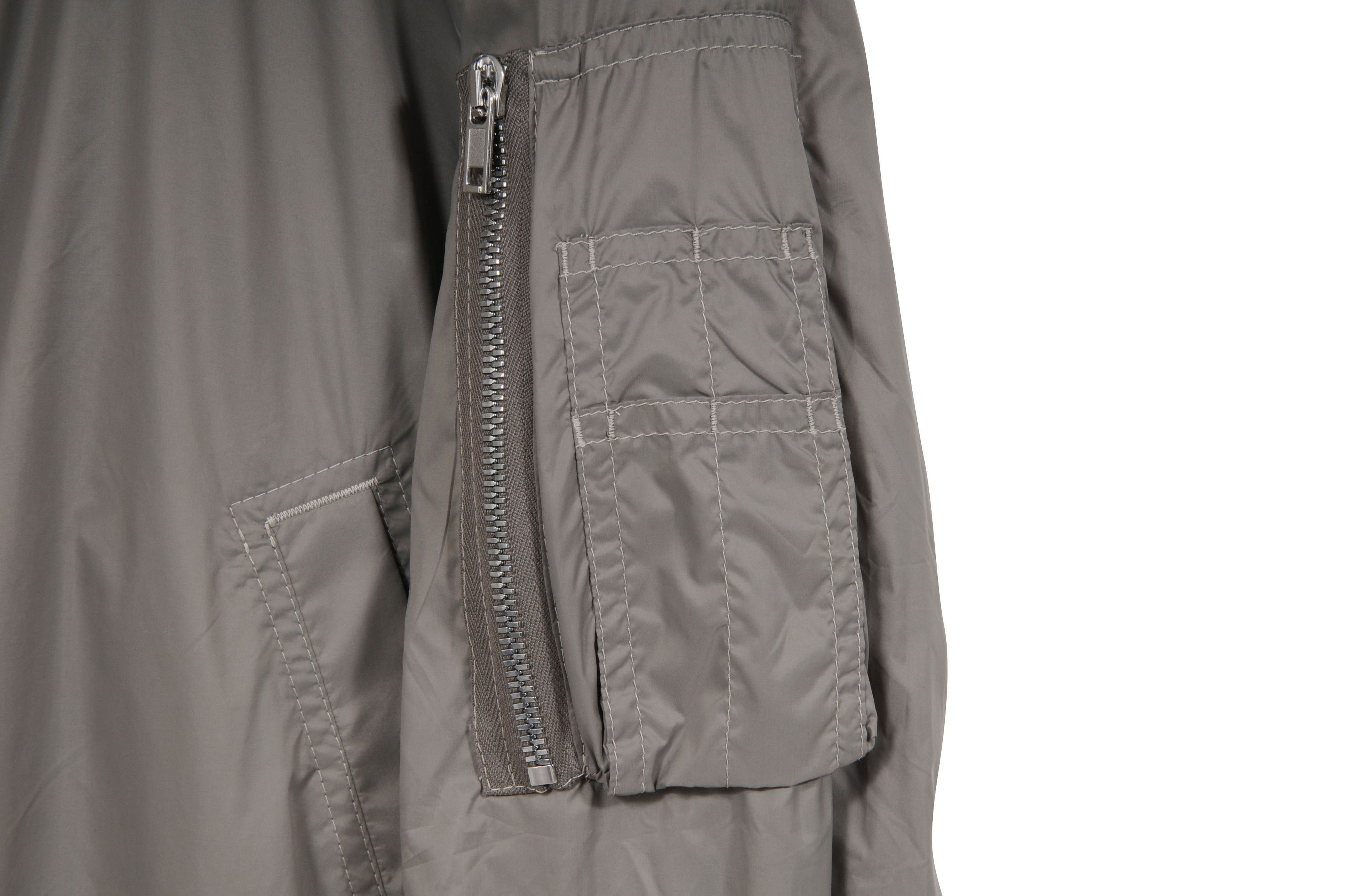 Rick Owens Drkshdw Dust Pearl Nylon Flight Bomber Jacket - 00772 Size US M / EU 48-50 / 2 - 4 Thumbnail