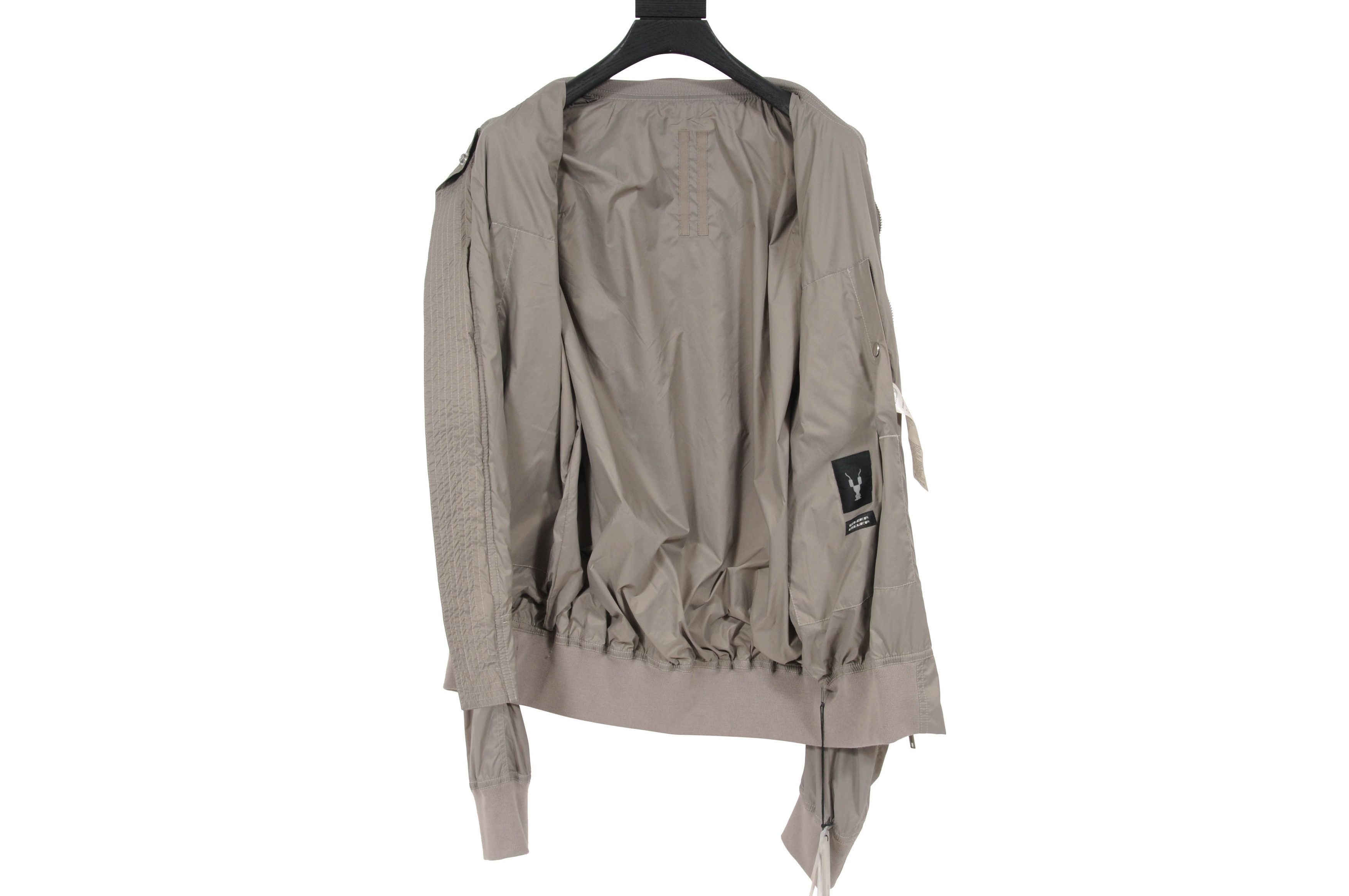 Rick Owens Drkshdw Dust Pearl Nylon Flight Bomber Jacket - 00772 Size US M / EU 48-50 / 2 - 10 Thumbnail