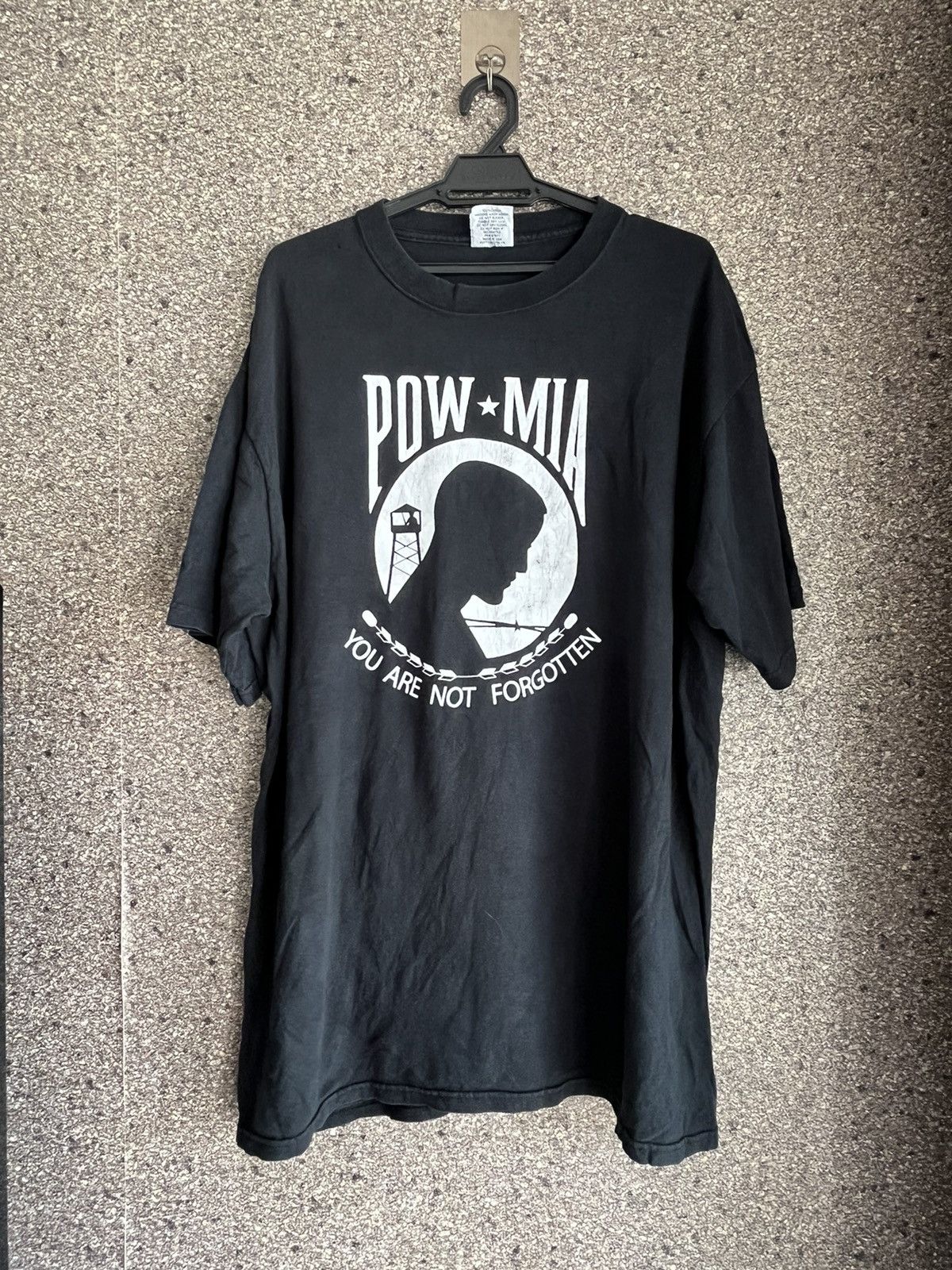 image of Vintage Pow Mia Ft13 in Black, Men's (Size XL)