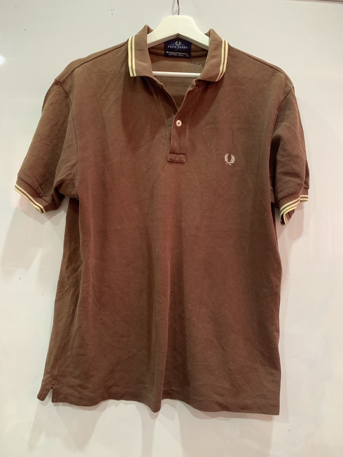 image of Vintage Fred Perry Vd17 in Brown, Men's (Size XL)