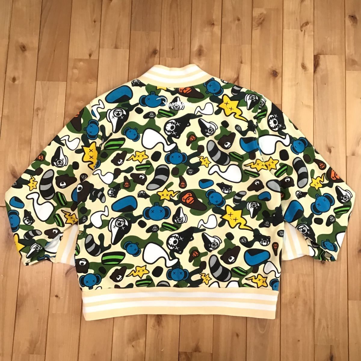 Bape × Kaws BAPE × KAWS Milo Animal Kingdom sweat varsity jacket ape Size US M / EU 48-50 / 2 - 2 Thumbnail
