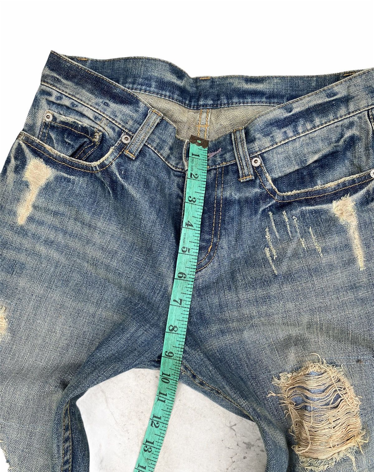 Japanese Brand e.a.p distressed Denim Size US 29 - 18 Thumbnail
