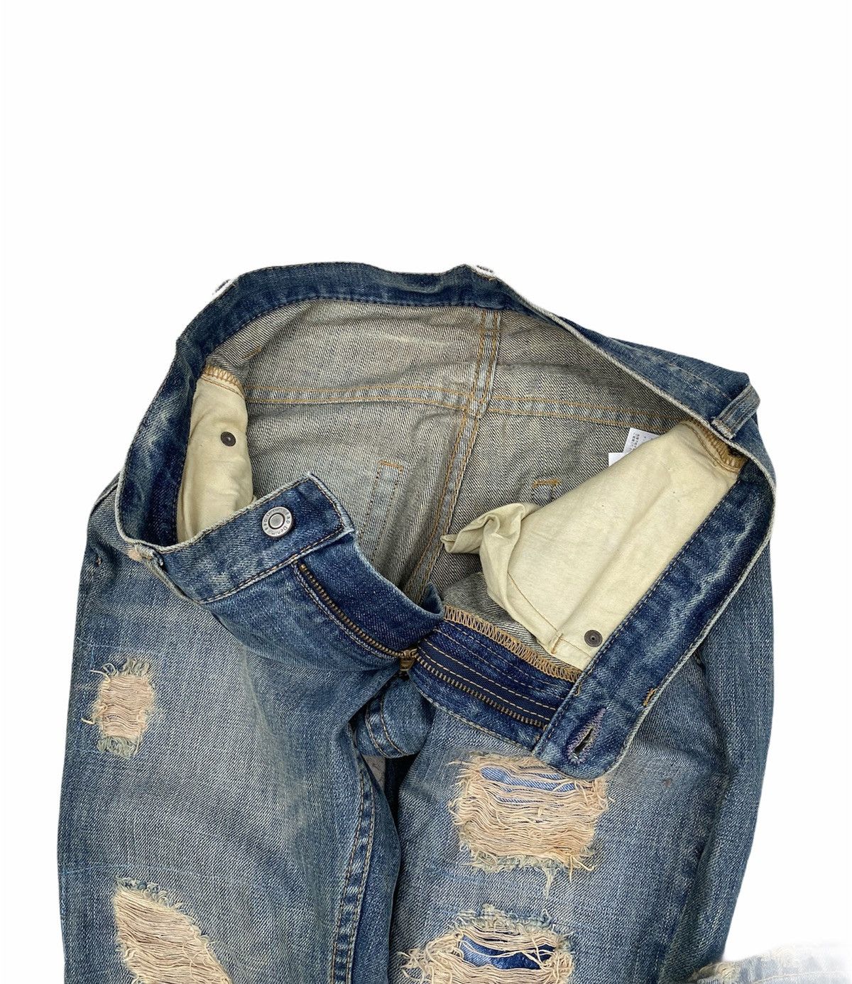 Japanese Brand e.a.p distressed Denim Size US 29 - 7 Thumbnail
